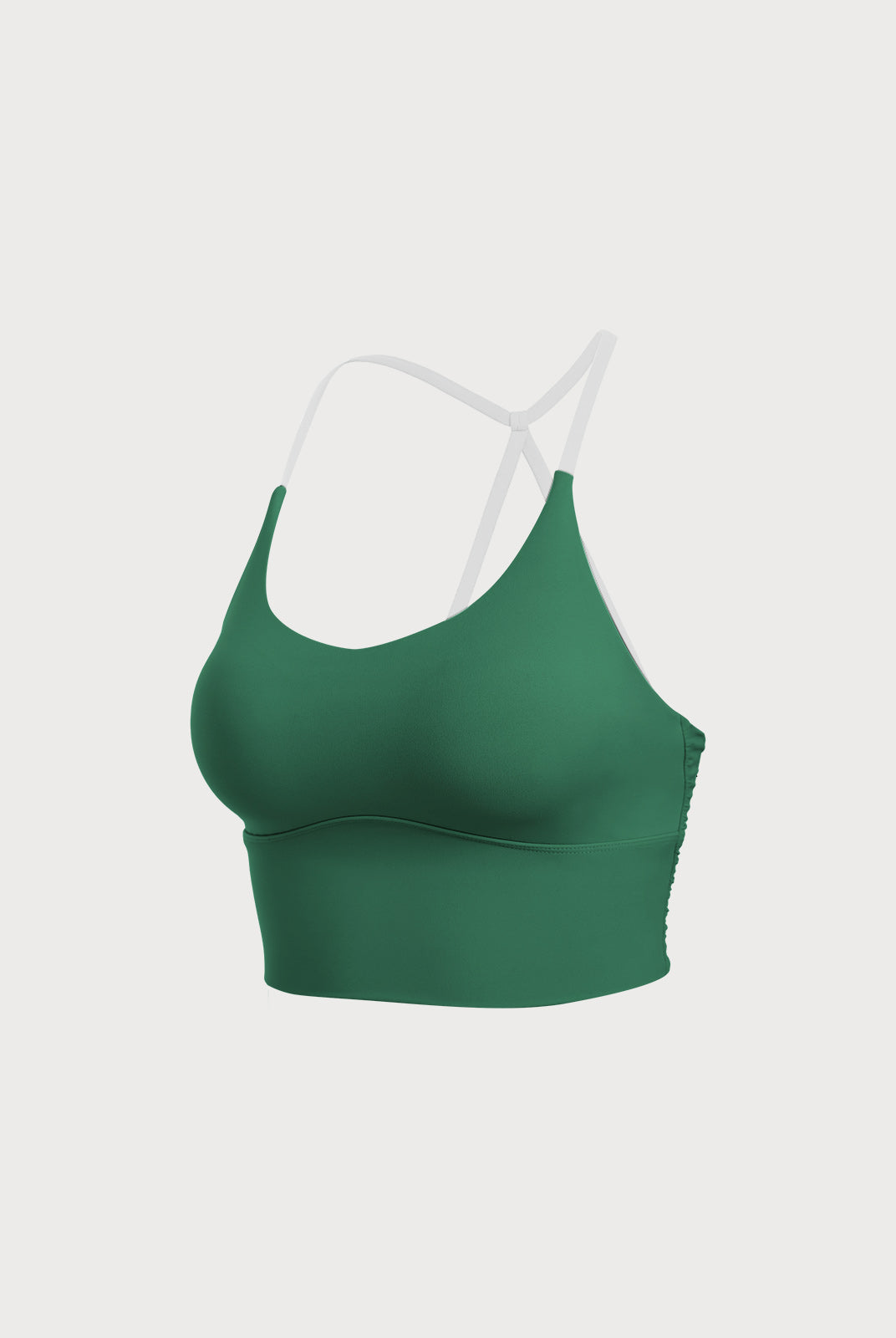 Women's Knitted Nylon Sports Bra Sustainable Yoga Tops - BERLOOK