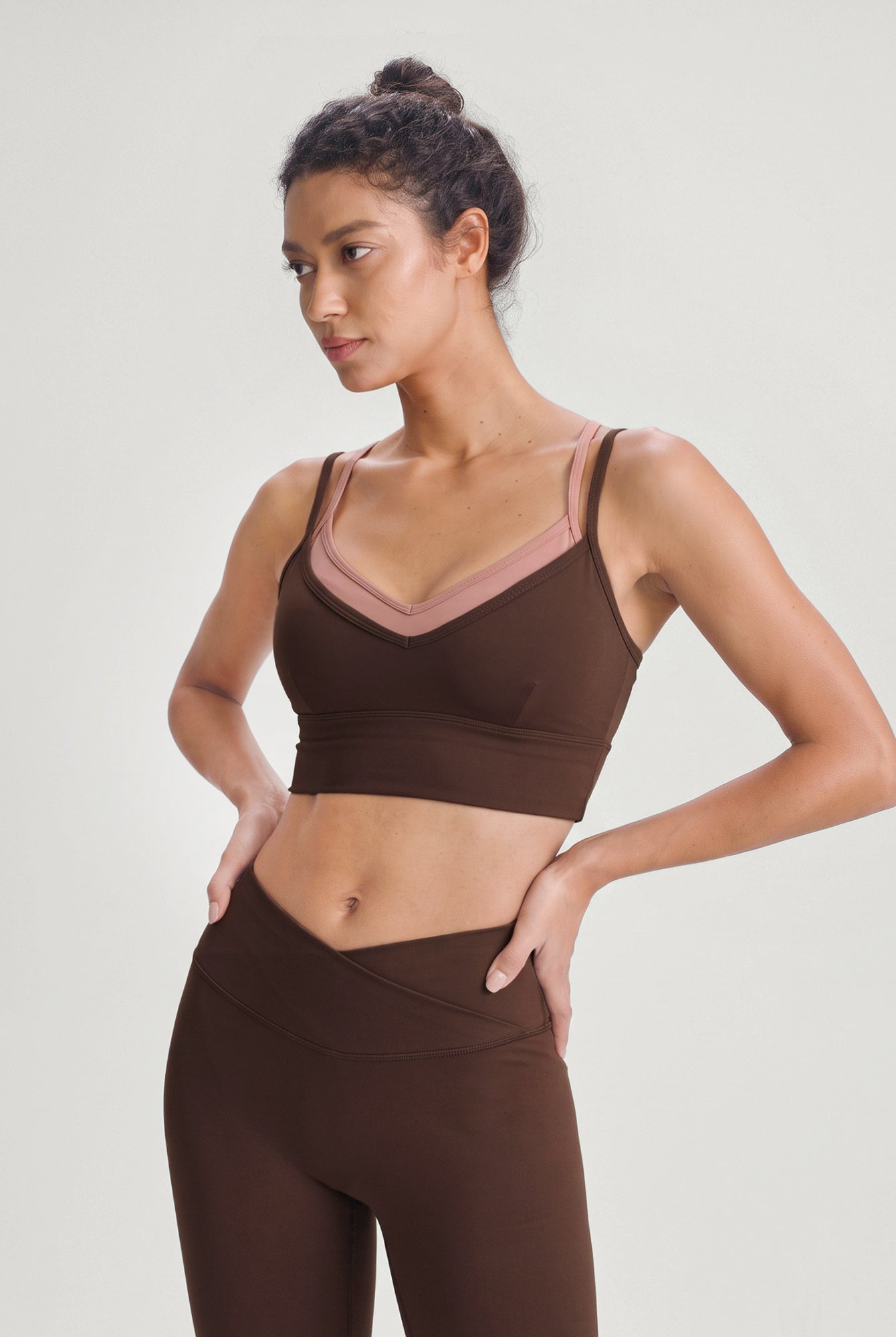 Women's Knitted Nylon Sports Bra Sustainable - BERLOOK