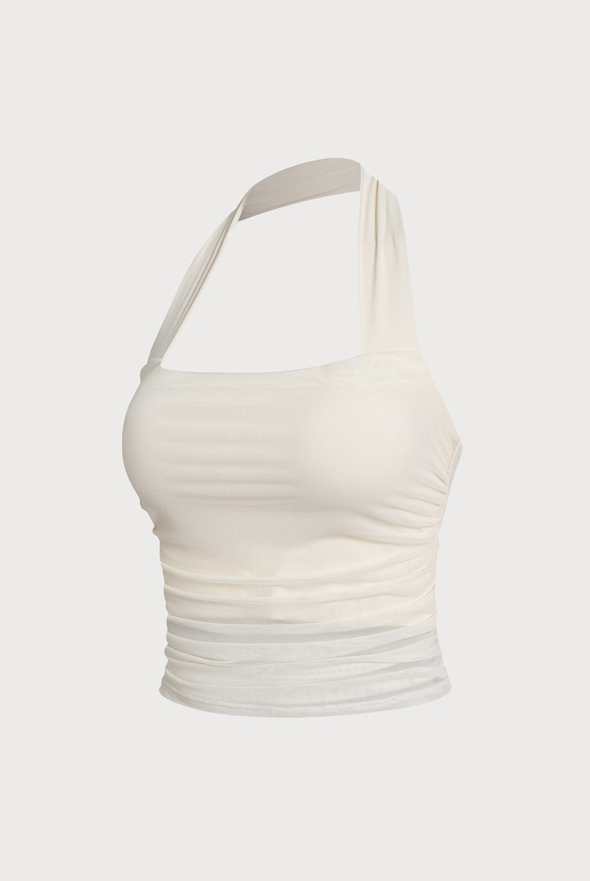 Women's Knitted Nylon Sports Bra Sustainable Yoga Tops - BERLOOK