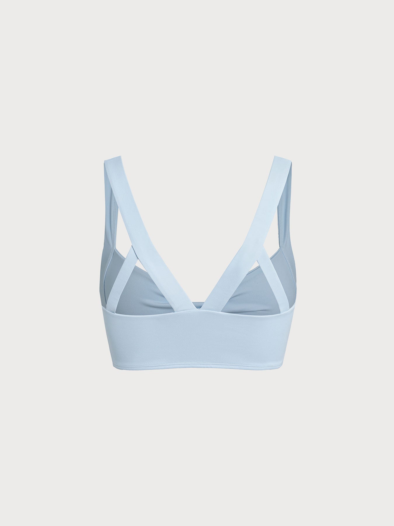 Women's Knitted Nylon Sports Bra Sustainable Yoga Tops - BERLOOK