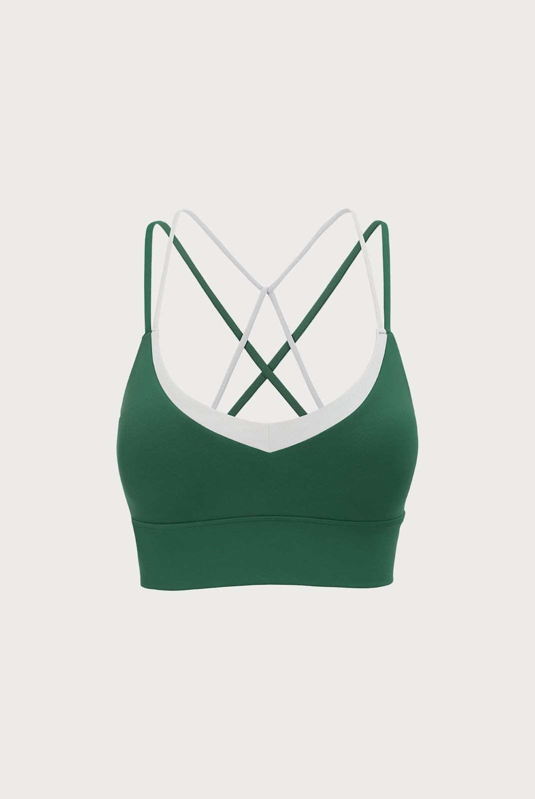Women's Knitted Nylon Sports Bra Sustainable Yoga Tops - BERLOOK