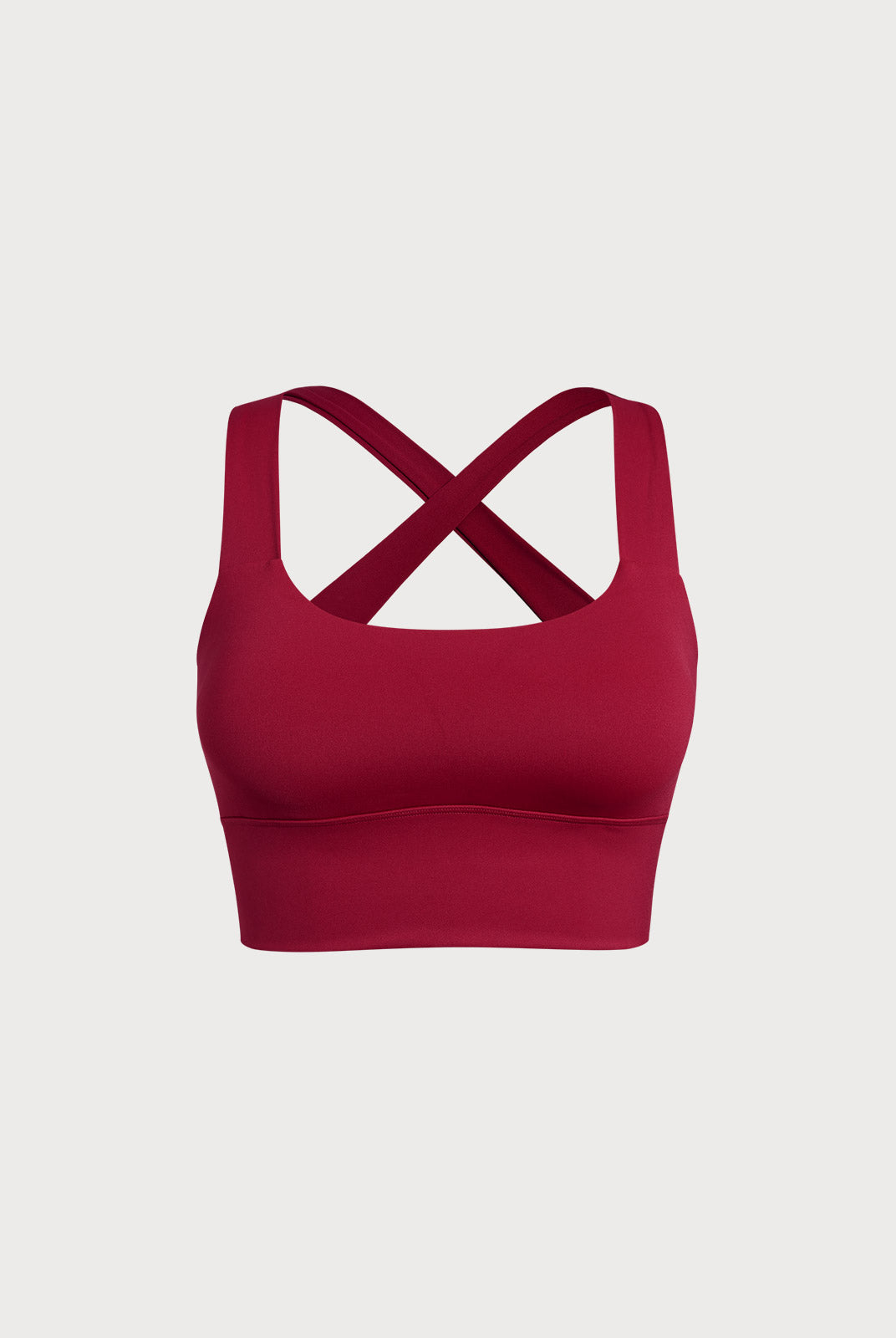 Women's Knitted Nylon Sports Bra Sustainable Yoga Tops - BERLOOK