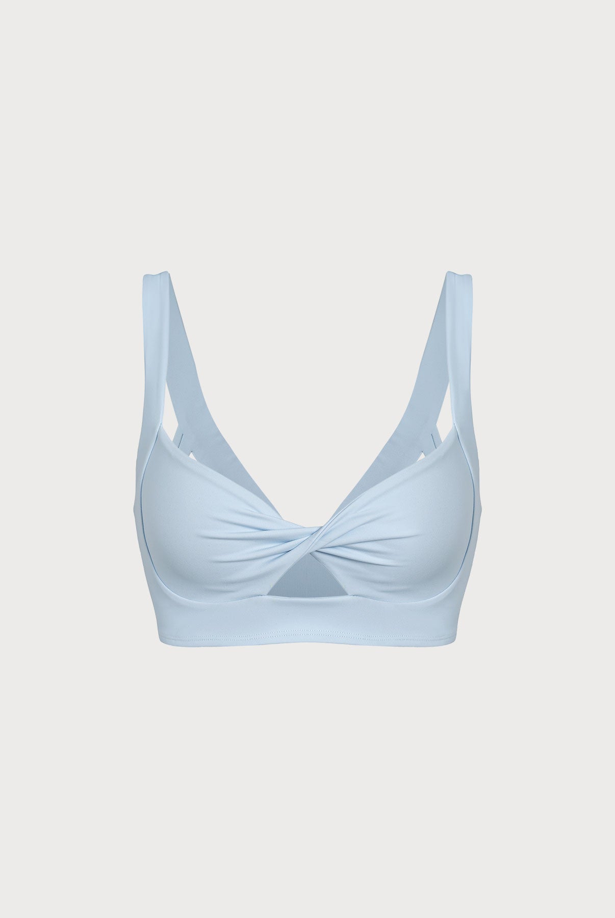 Women's Knitted Nylon Sports Bra Sustainable Yoga Tops - BERLOOK