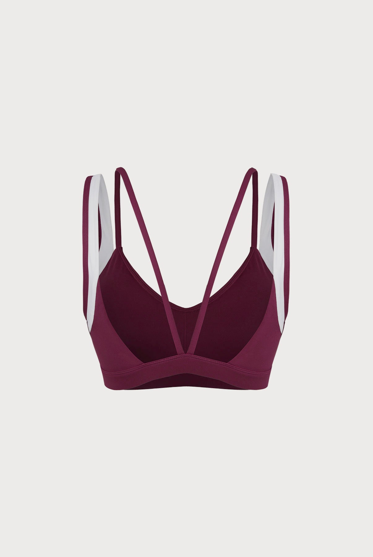 Women's Knitted Nylon Sports Bra Sustainable Yoga Tops - BERLOOK