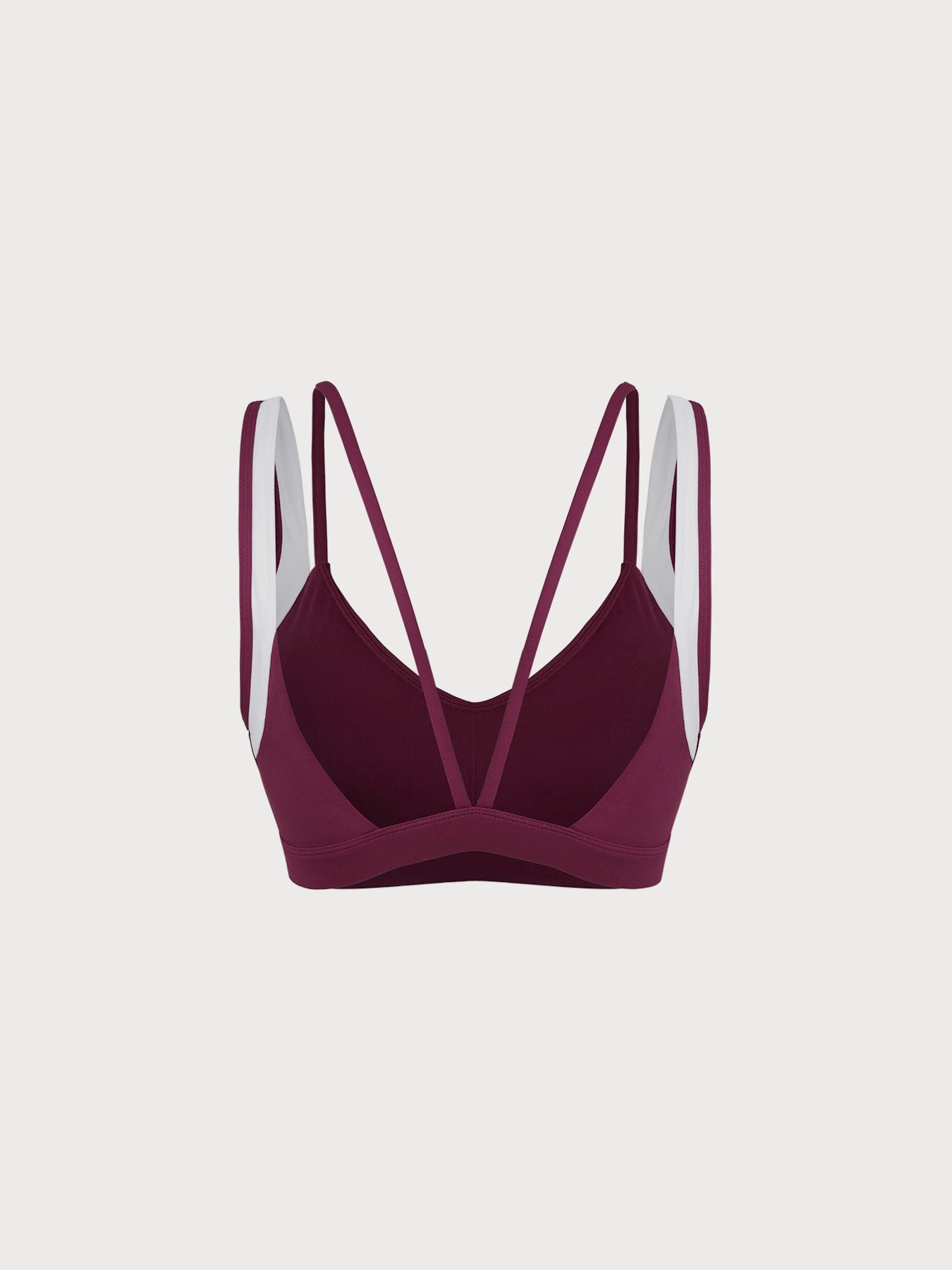 Women's Knitted Nylon Sports Bra Sustainable Yoga Tops - BERLOOK