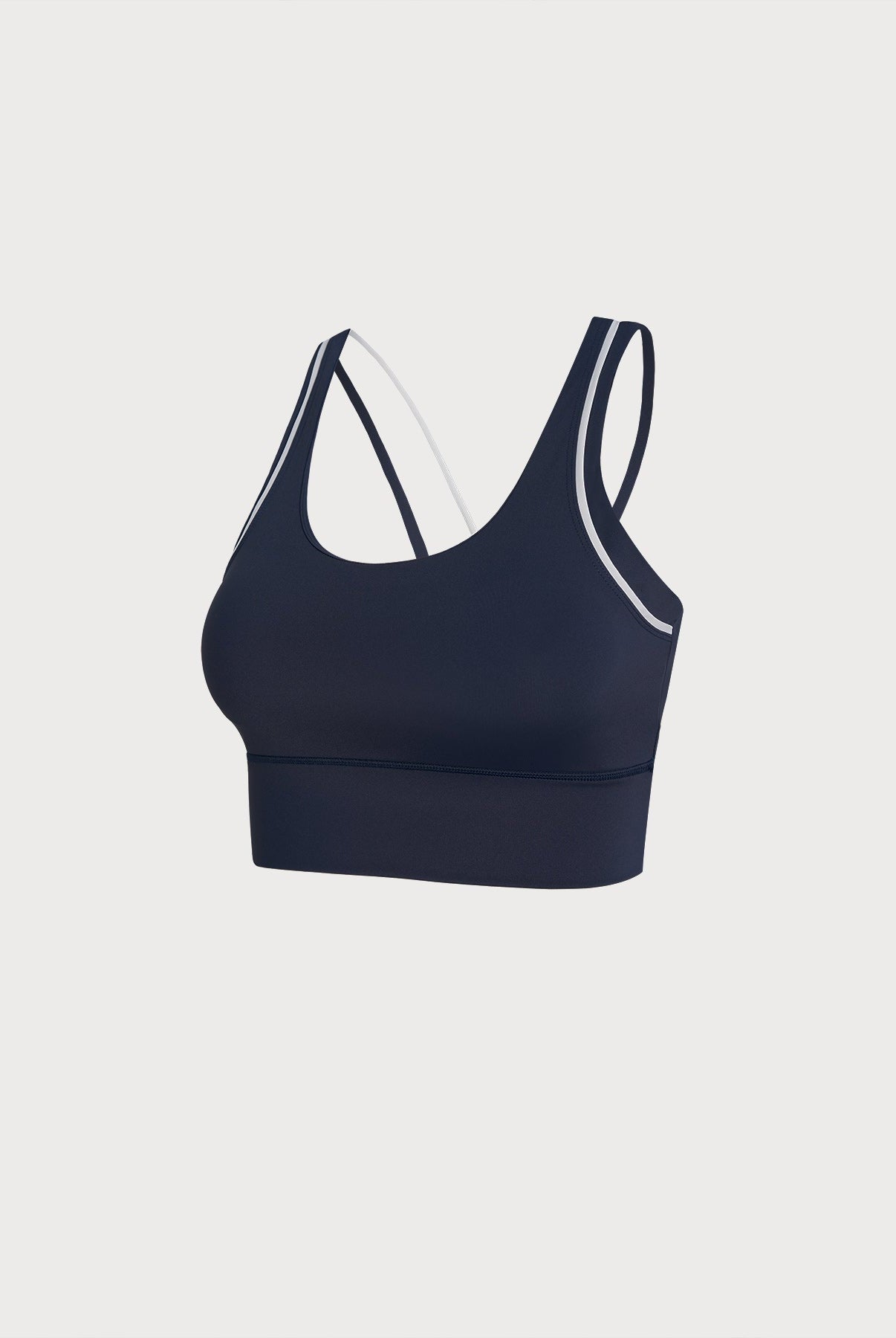 Women's Knitted Nylon Sports Bra Sustainable Yoga Tops - BERLOOK