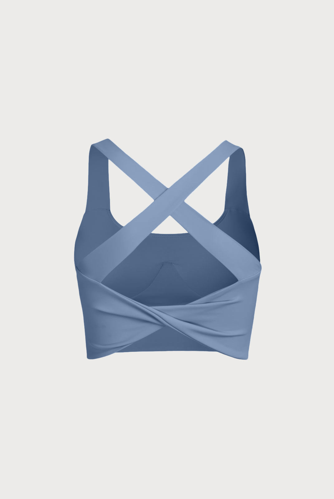 Women's Knitted Nylon Sports Bra Sustainable Yoga Tops - BERLOOK