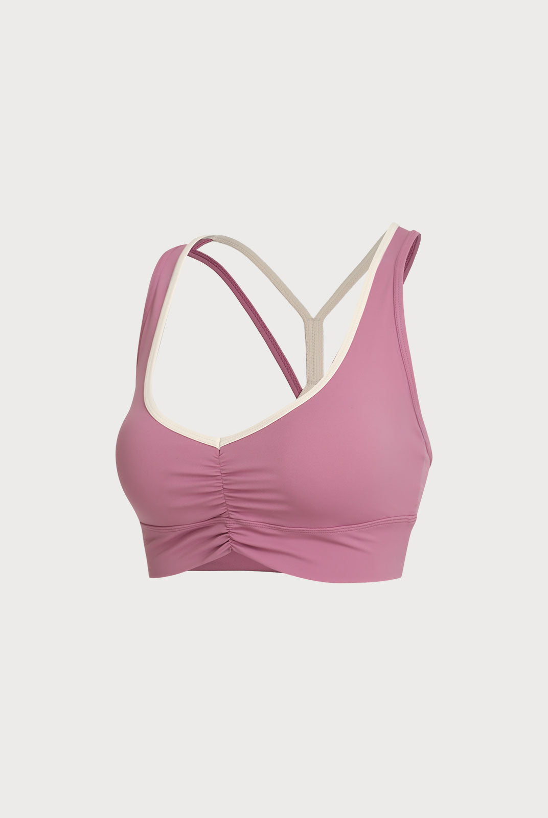 Women's Knitted Nylon Sports Bras Sustainable Yoga Tops - BERLOOK