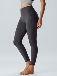 Women's Knitted Nylon Sports Leggings Sustainable Yoga Bottoms - BERLOOK
