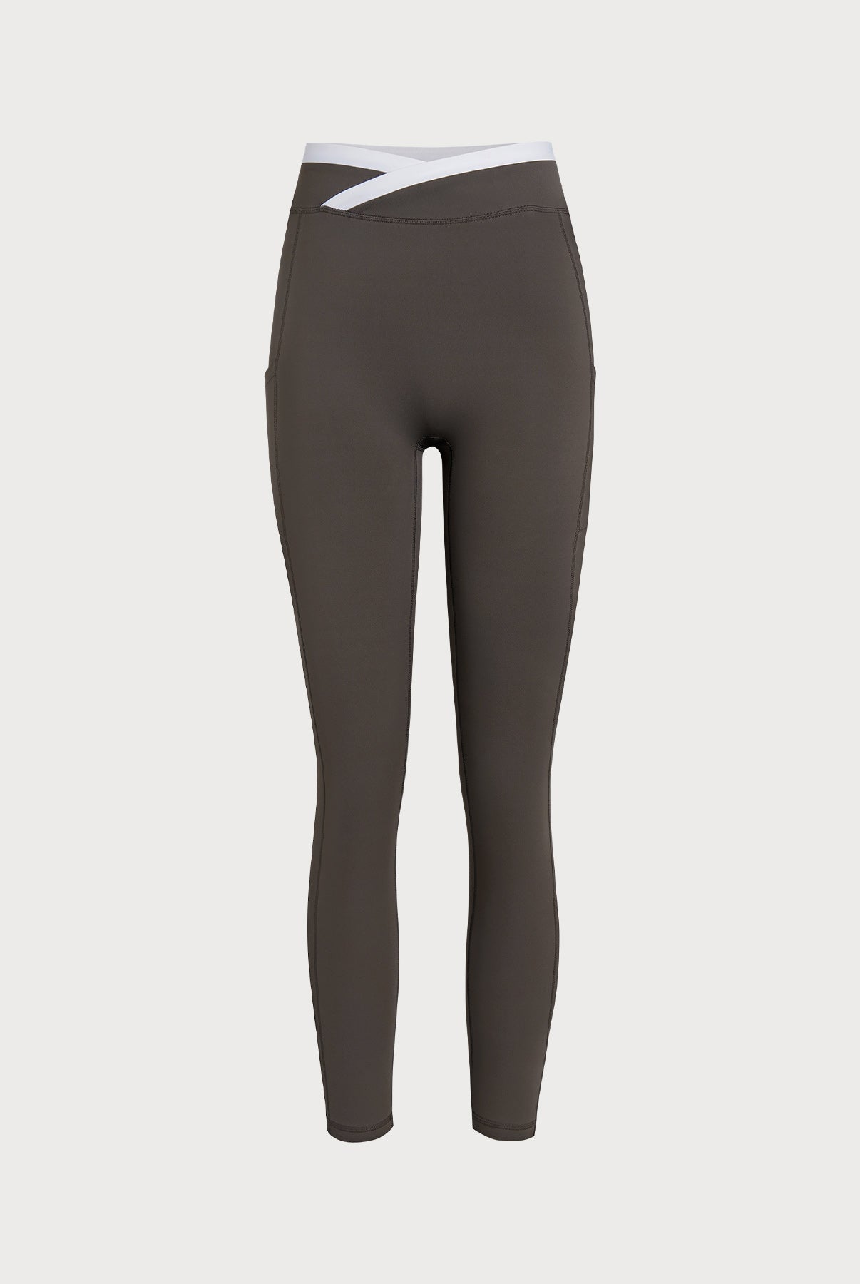 Women's Knitted Nylon Sports Leggings Sustainable Yoga Bottoms - BERLOOK