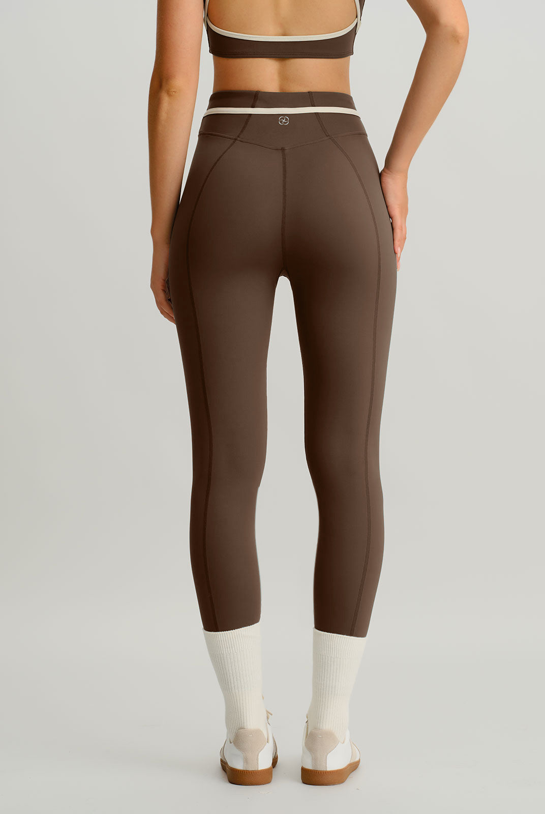 Women's Knitted Nylon Sports Leggings Sustainable Yoga Bottoms - BERLOOK