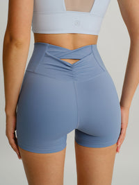 Women's Knitted Nylon Sports Shorts Sustainable Yoga Bottoms - BERLOOK