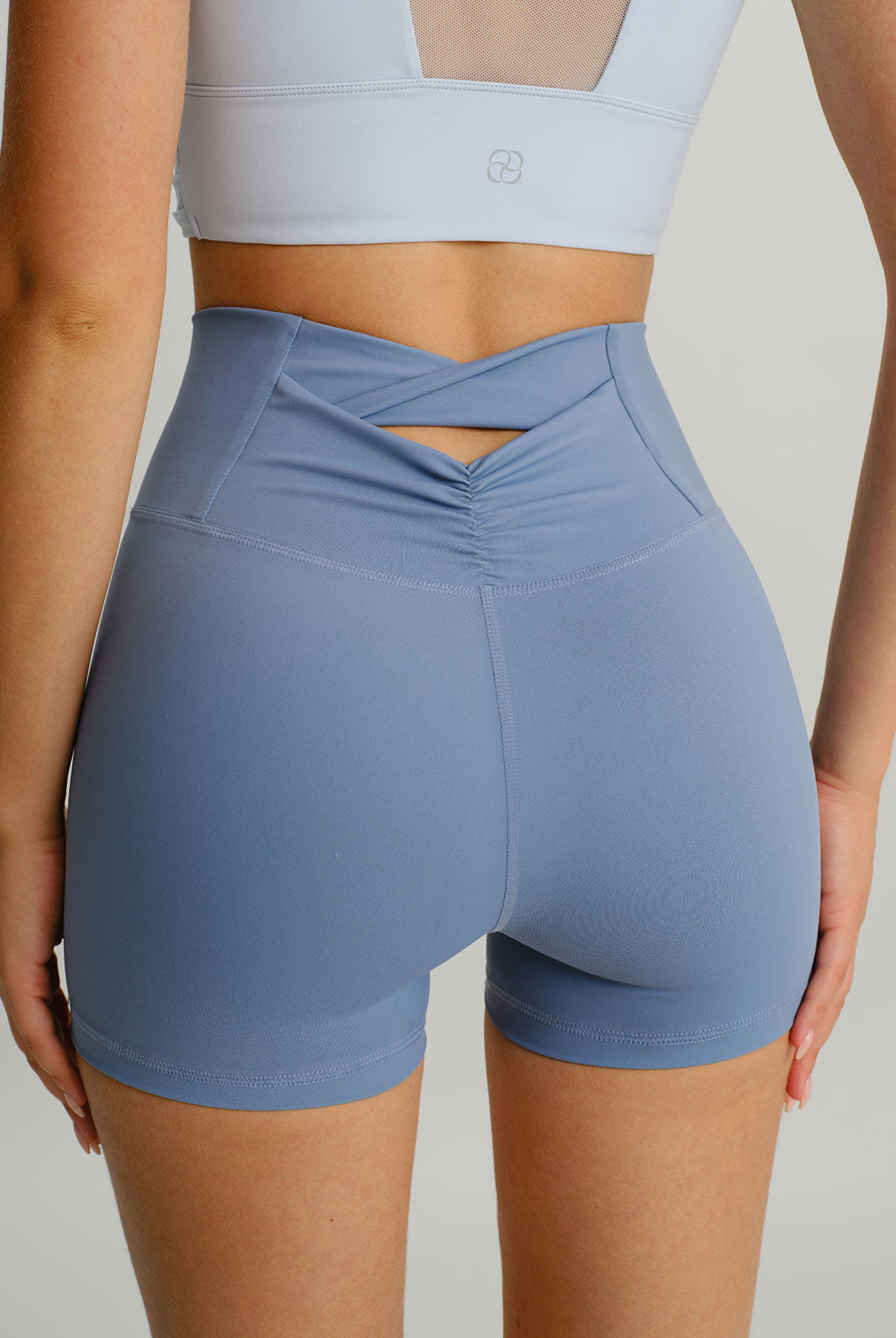 Women's Knitted Nylon Sports Shorts Sustainable Yoga Bottoms - BERLOOK