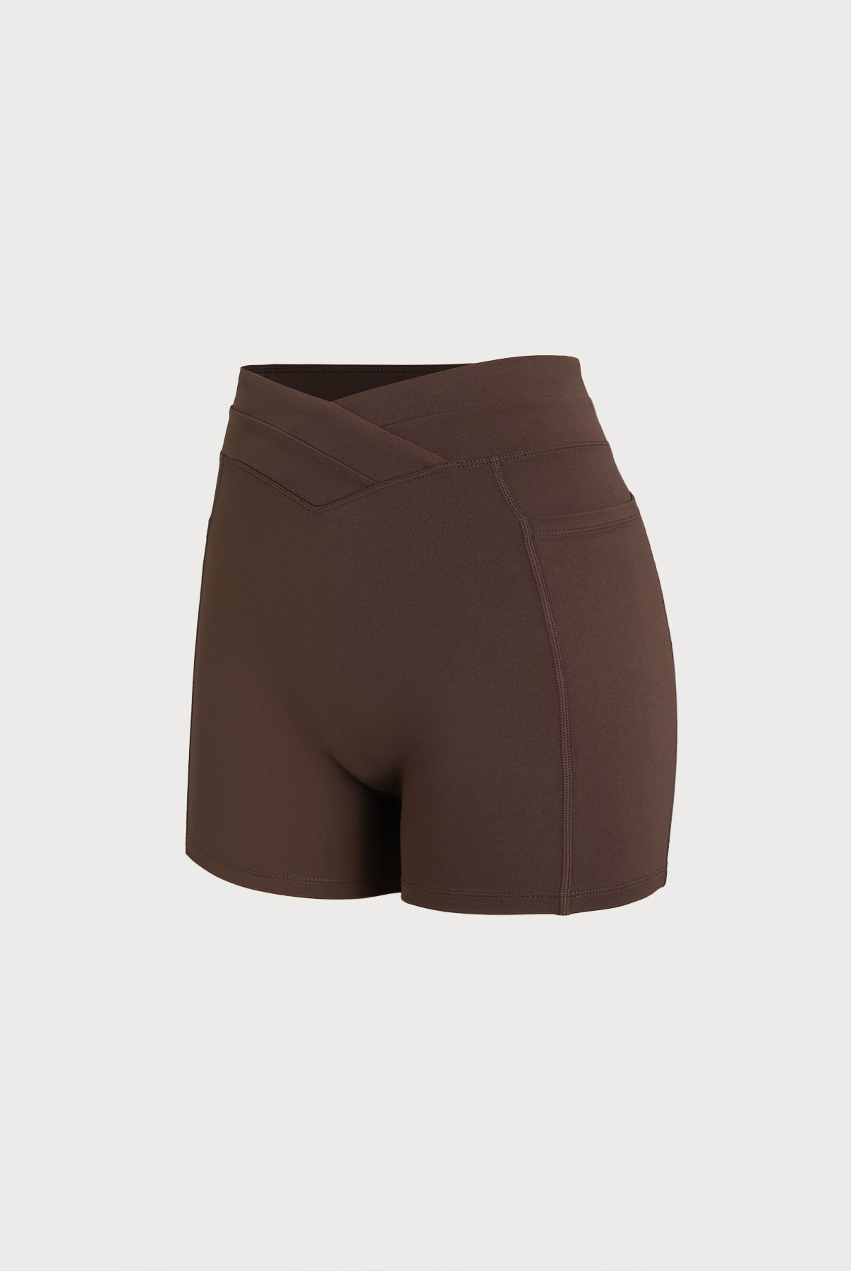 Women's Knitted Nylon Sports Shorts Sustainable Yoga Bottoms - BERLOOK