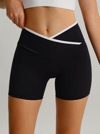 Women's Knitted Nylon Sports Shorts Sustainable Yoga Bottoms - BERLOOK