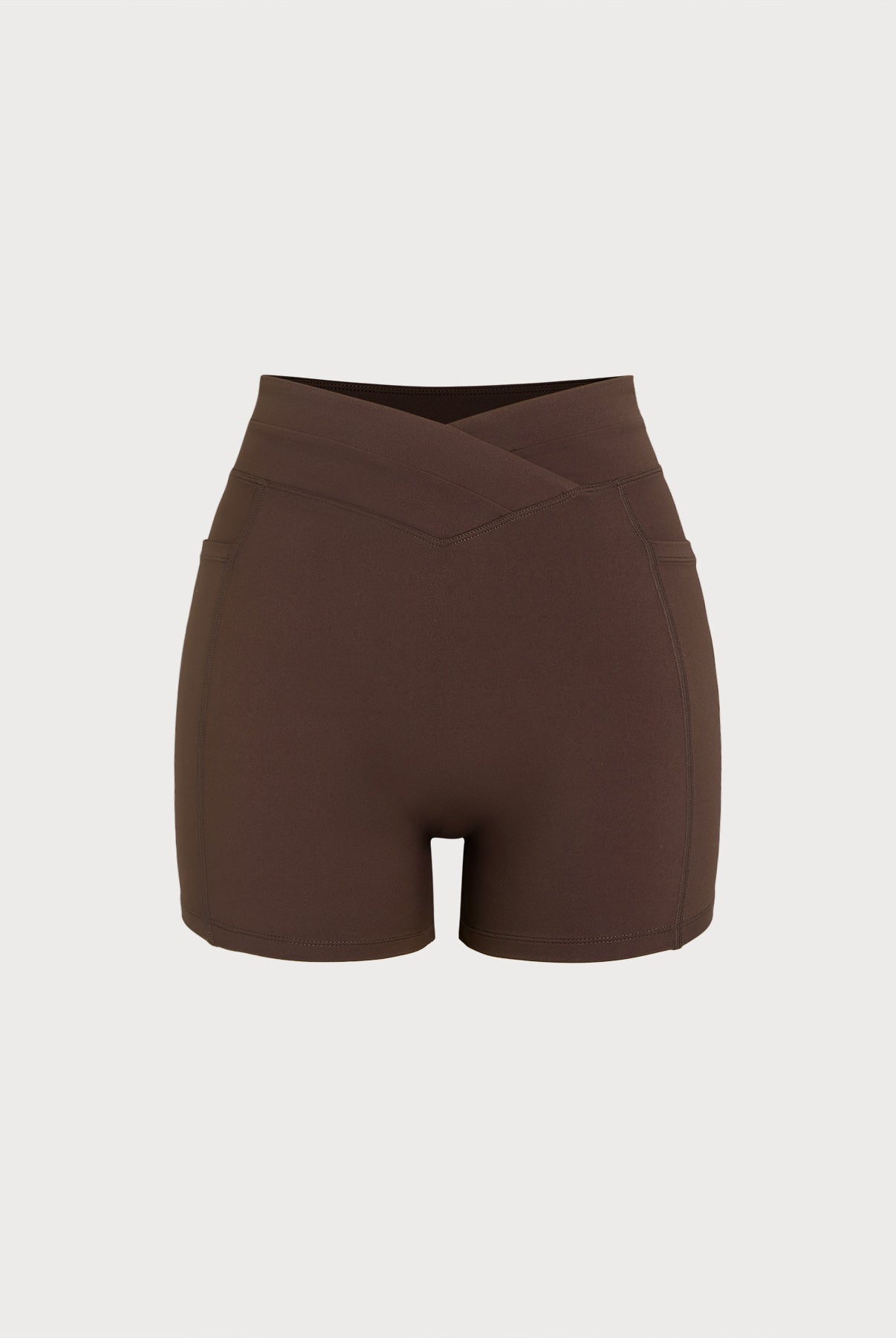 Women's Knitted Nylon Sports Shorts Sustainable Yoga Bottoms - BERLOOK