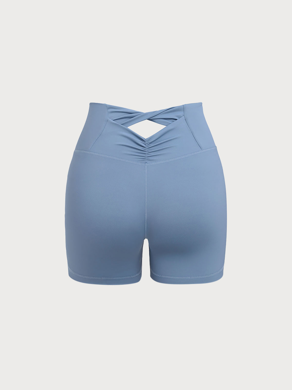 Women's Knitted Nylon Sports Shorts Sustainable Yoga Bottoms - BERLOOK