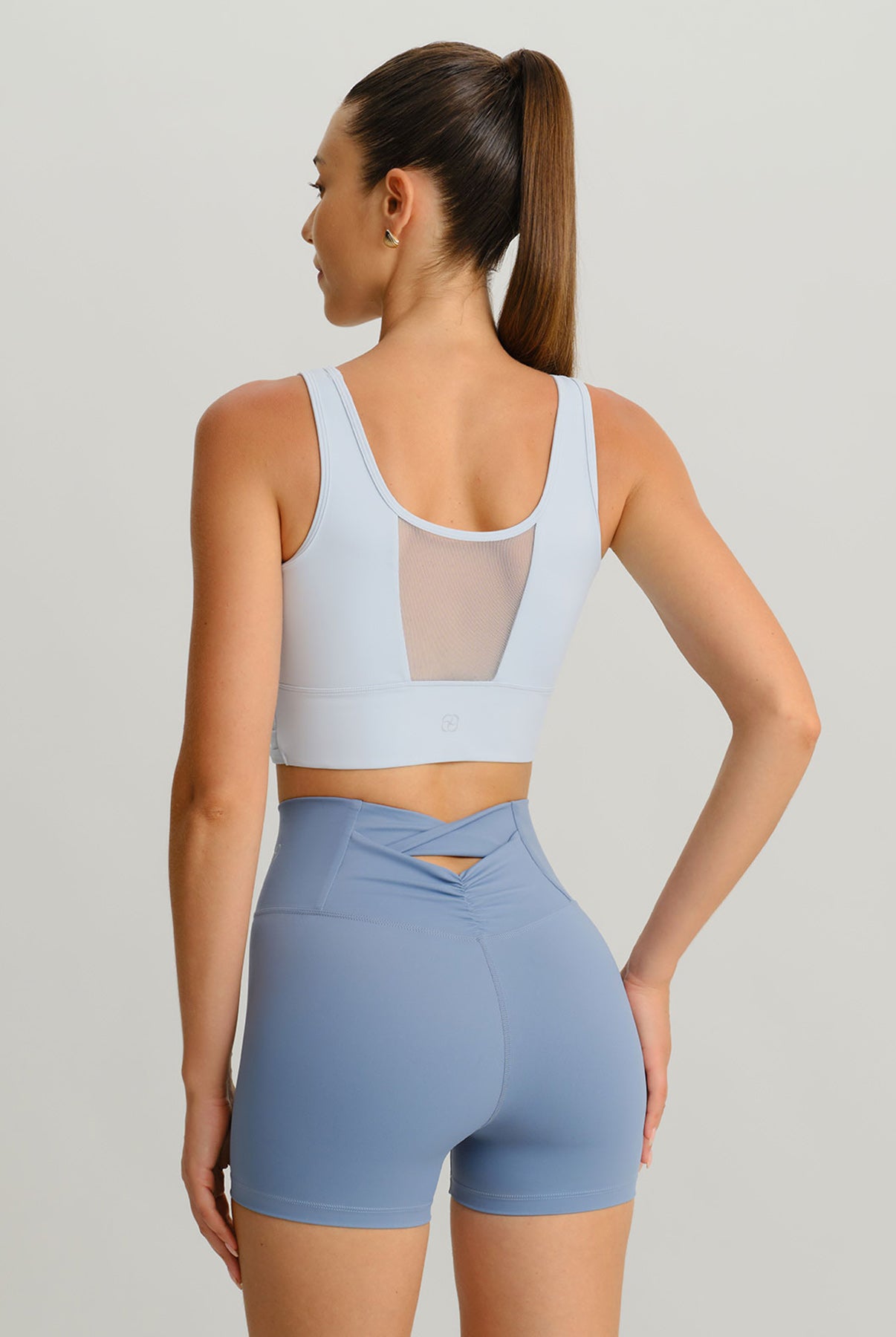 Women's Knitted Nylon Sports Shorts Sustainable Yoga Bottoms - BERLOOK