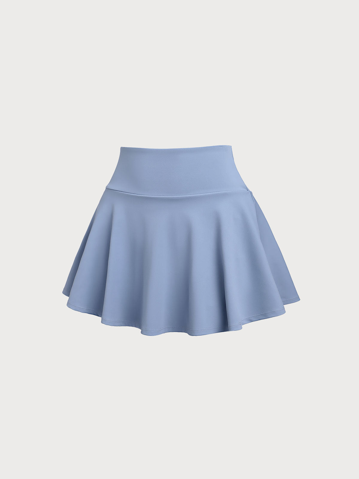 Women's Knitted Nylon Sports Skirt Sustainable Yoga Bottoms - BERLOOK