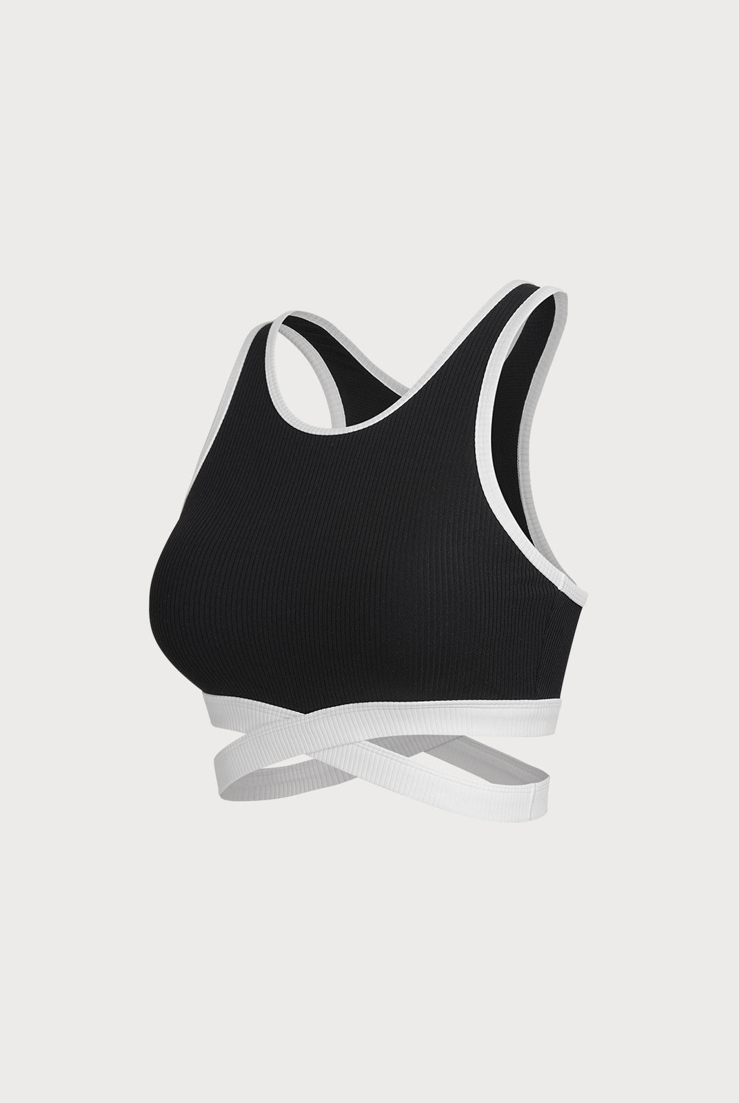 Women's Knitted Nylon Sports Tank Tops Sustainable Yoga Tops - BERLOOK