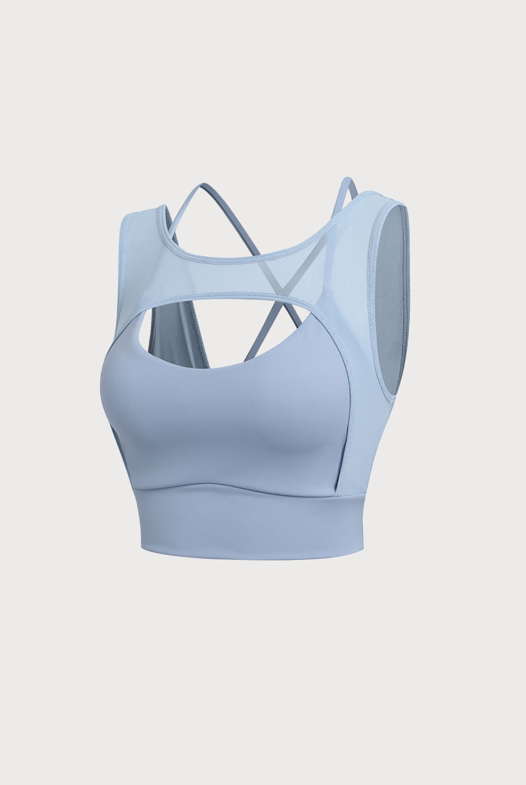 Women's Knitted Nylon Sports Tank Tops Sustainable Yoga Tops - BERLOOK