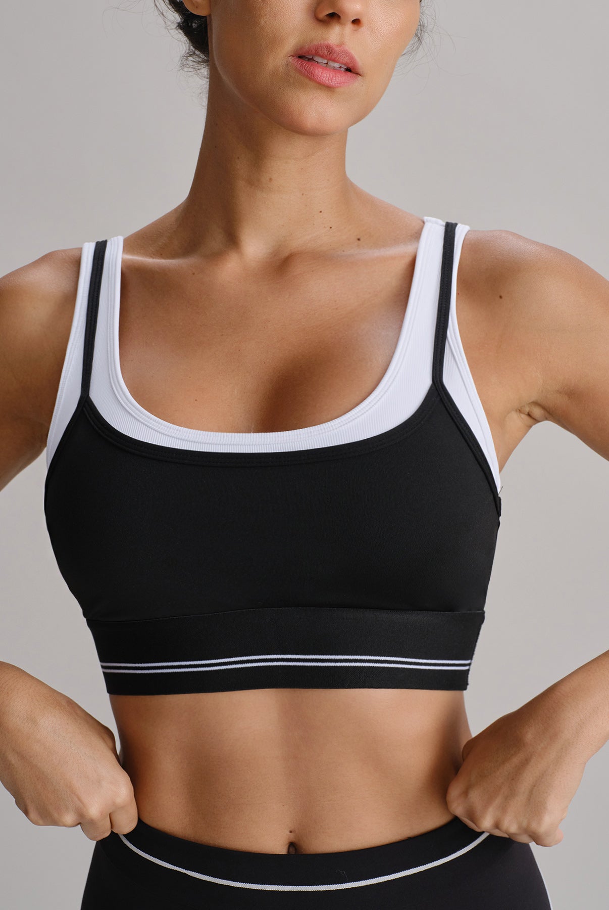 Women's Knitted Nylon Tank Tops Sustainable Yoga Tops - BERLOOK