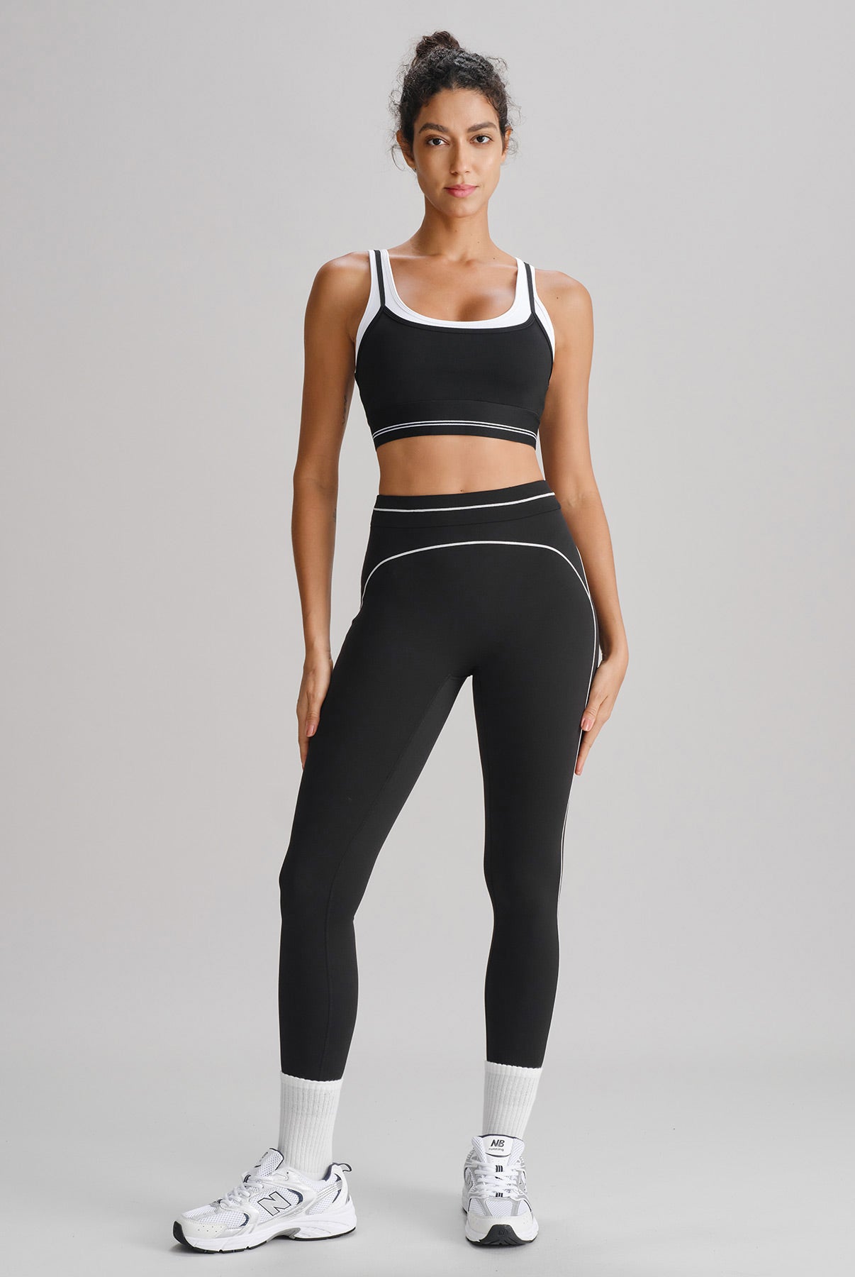 Women's Knitted Nylon Tank Tops Sustainable Yoga Tops - BERLOOK