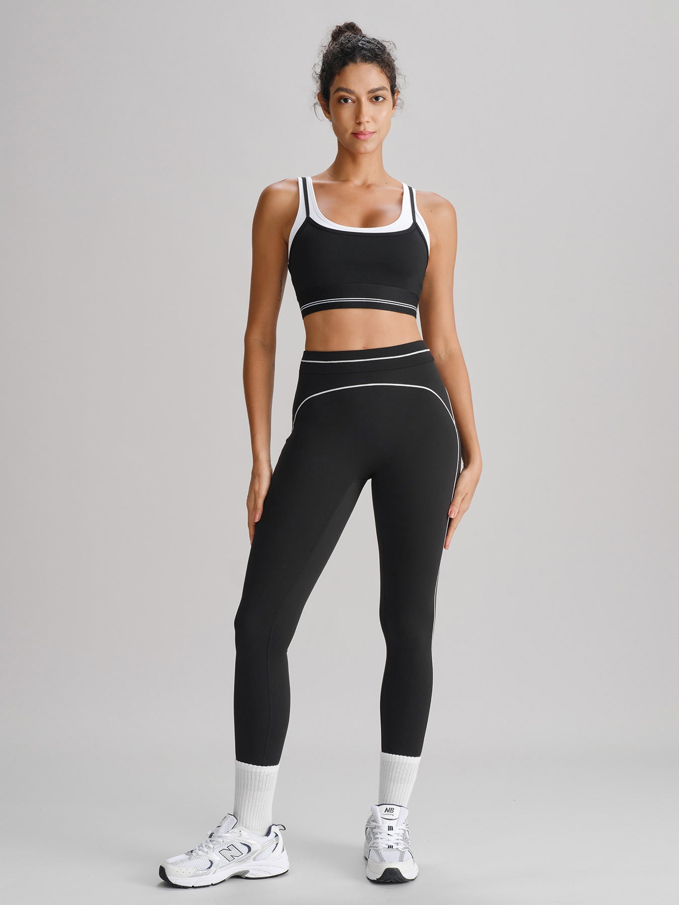 Women's Knitted Nylon Tank Tops Sustainable Yoga Tops - BERLOOK