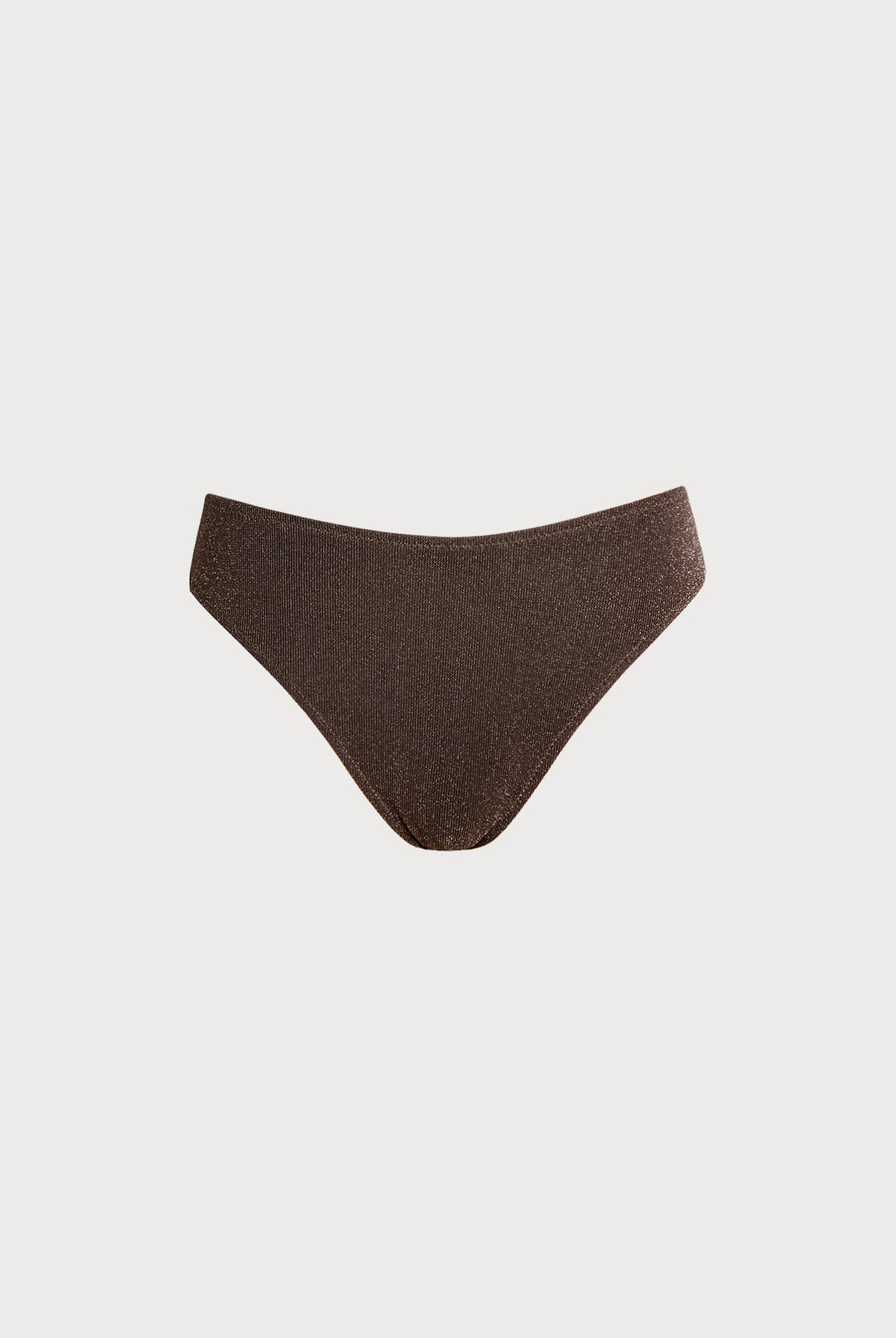 Women's Knitted Nylon Tankini Bottoms Dark Coffee Sustainable Tankinis - BERLOOK