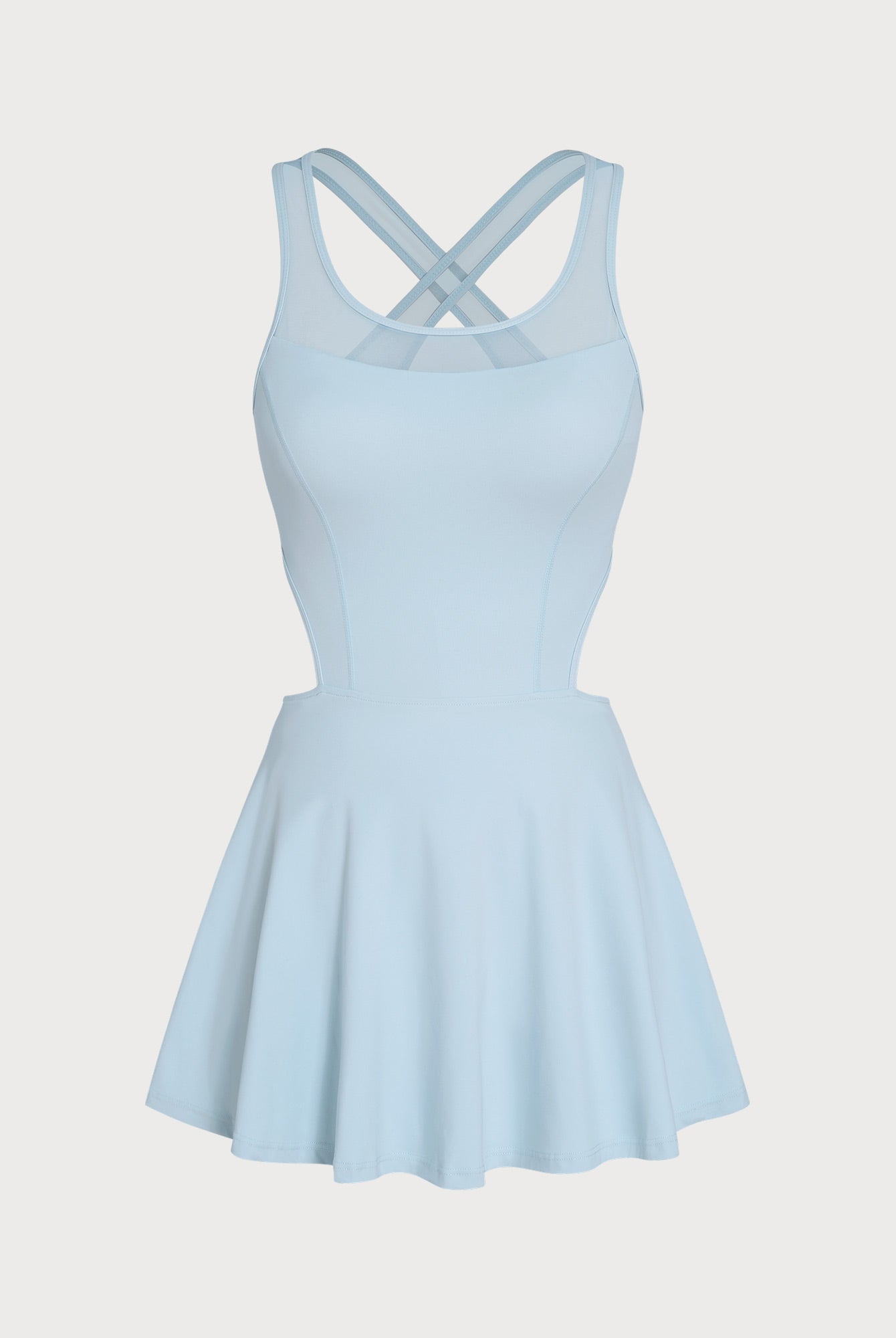 Women's Knitted Nylon Yoga Dresses Sustainable Yoga Dresses&Yoga Jumpsuit - BERLOOK