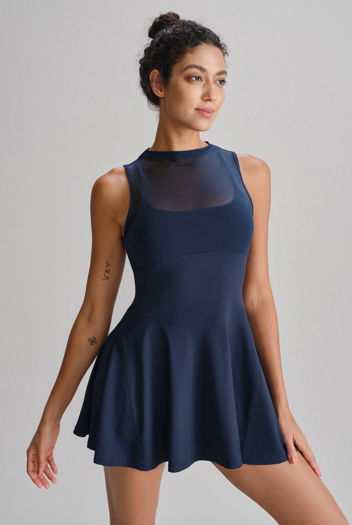 Women's Knitted Nylon Yoga Dresses Sustainable Yoga Dresses&Yoga Jumpsuit - BERLOOK