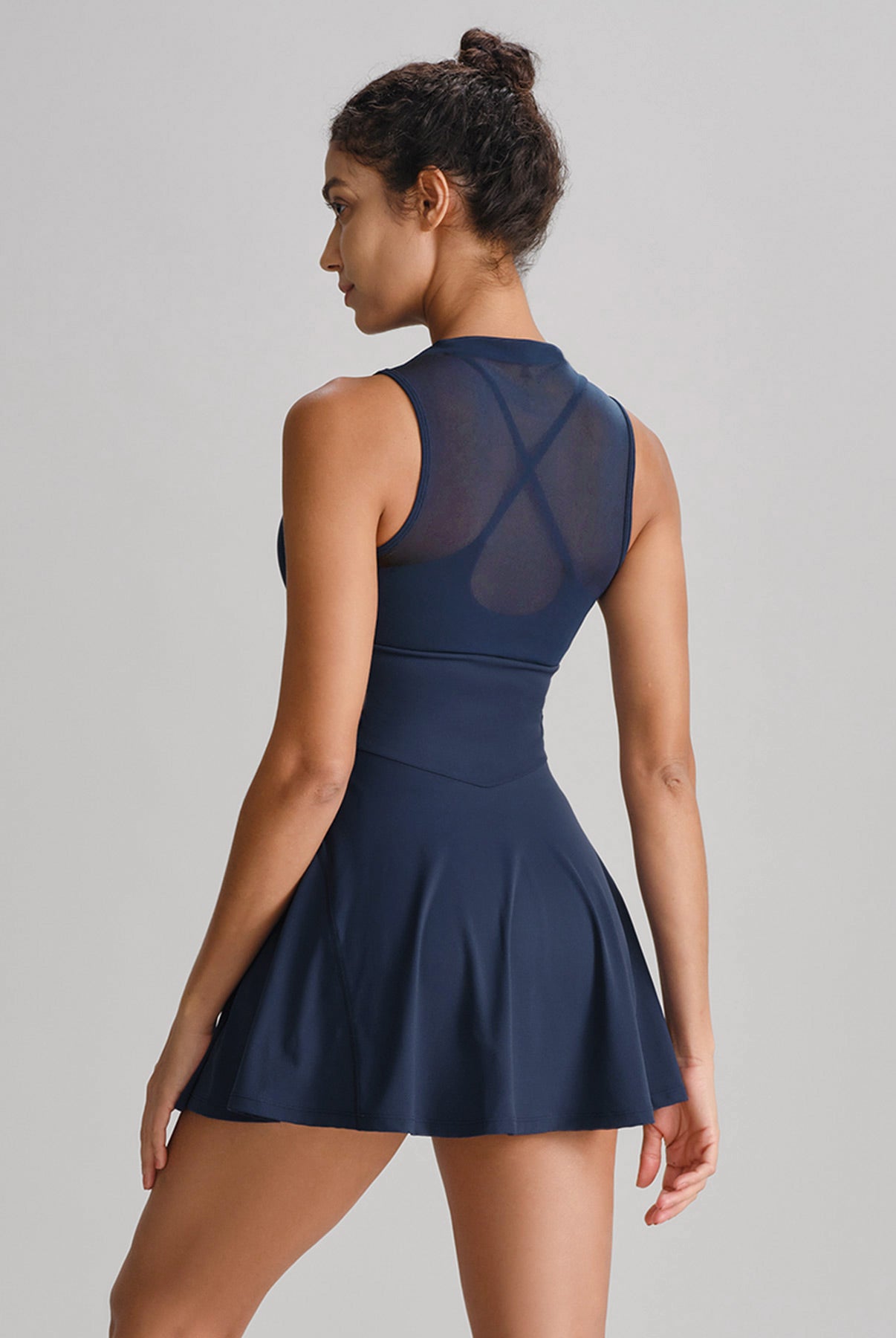 Women's Knitted Nylon Yoga Dresses Sustainable Yoga Dresses&Yoga Jumpsuit - BERLOOK