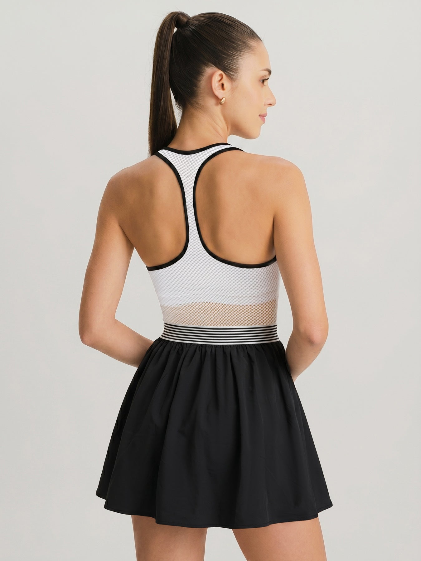 Women's Knitted Nylon Yoga Dresses Sustainable Yoga Dresses&Yoga Jumpsuit - BERLOOK