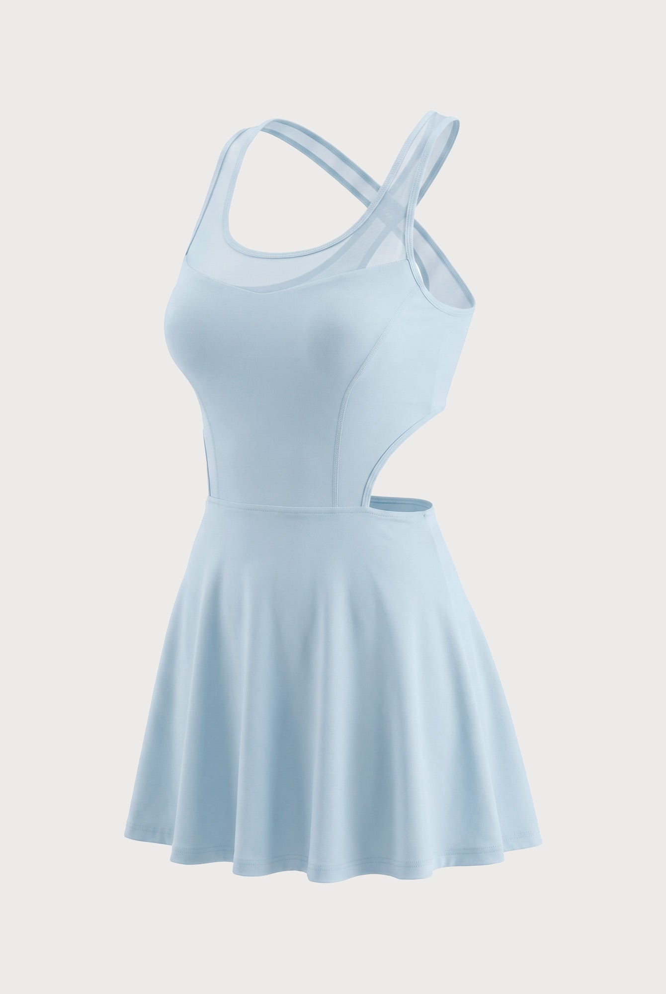 Women's Knitted Nylon Yoga Dresses Sustainable Yoga Dresses&Yoga Jumpsuit - BERLOOK