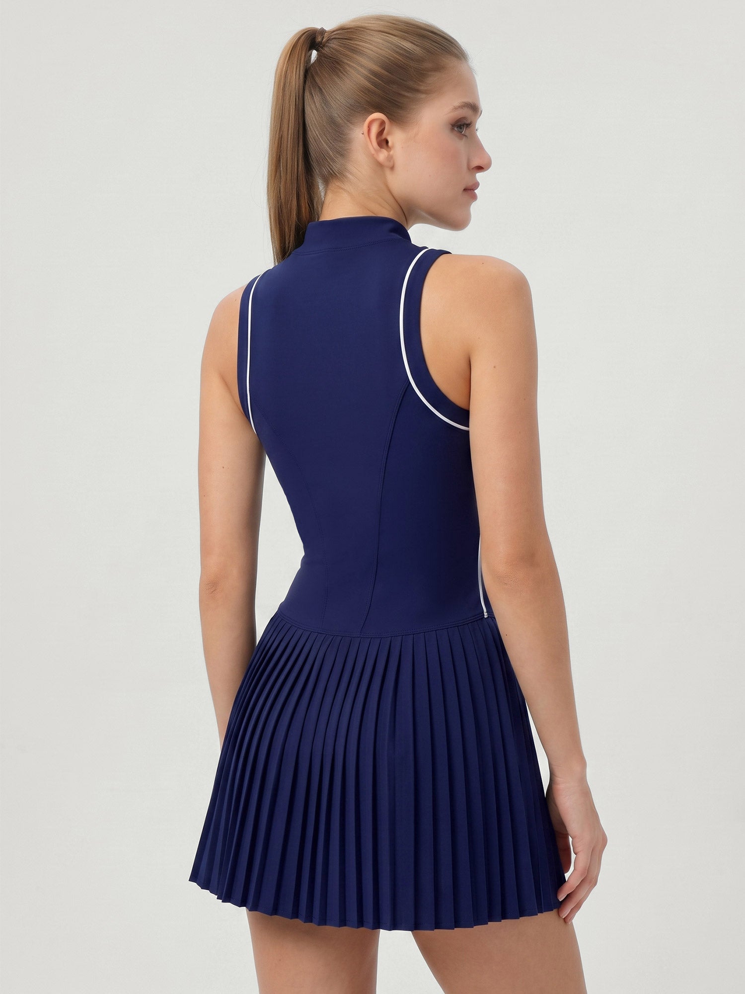 Women's Knitted Nylon Yoga Dresses Sustainable Yoga Dresses&Yoga Jumpsuit - BERLOOK