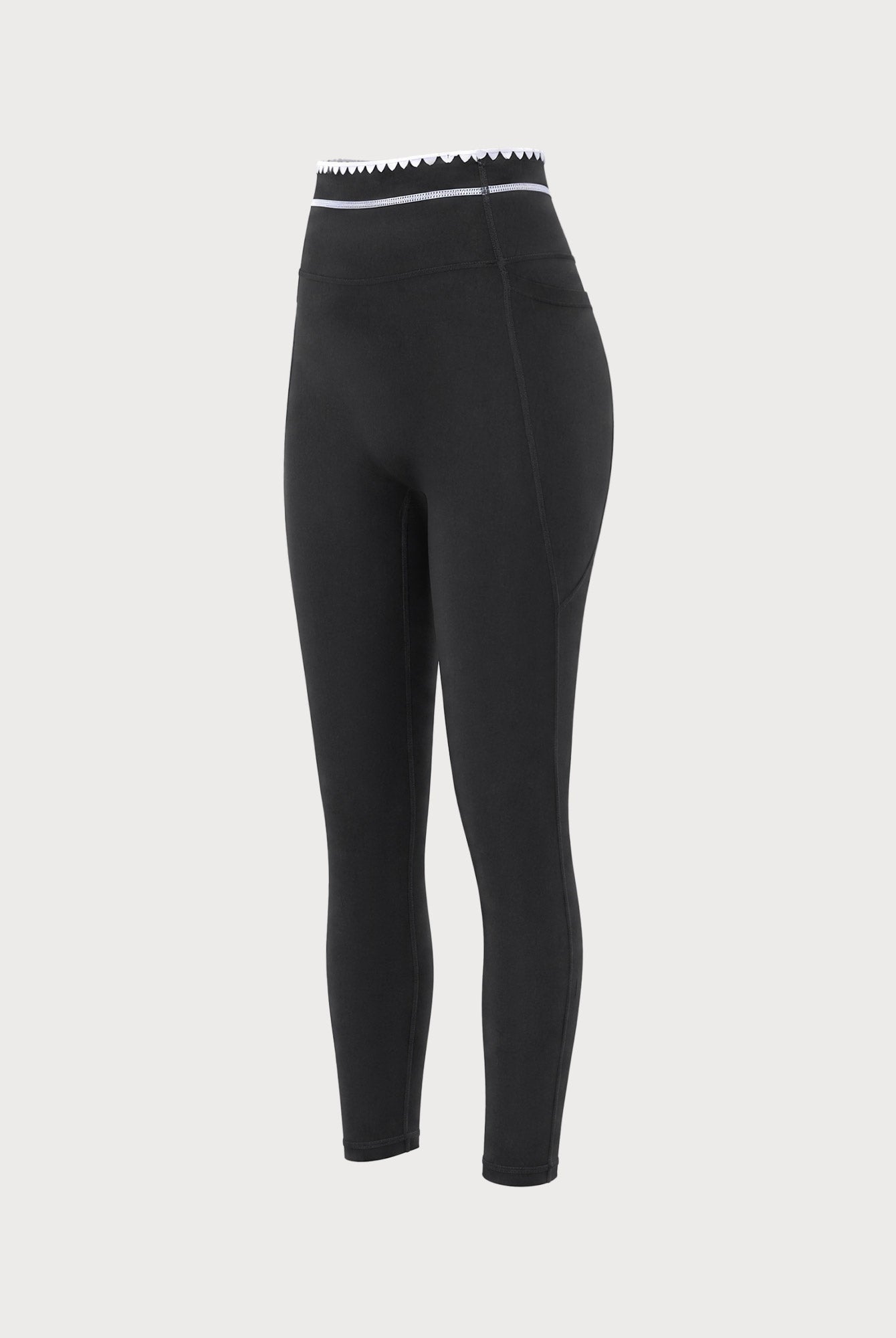Women's Knitted Nylon Yoga Leggings Sustainable Yoga Bottoms - BERLOOK
