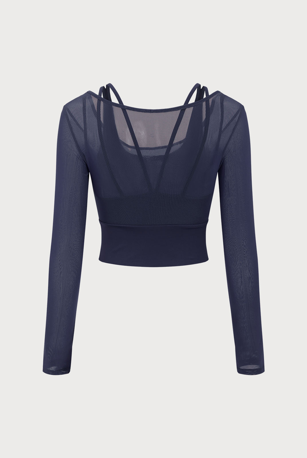 Women's Knitted Nylon Yoga Long Sleeve Top Sustainable Yoga Tops - BERLOOK
