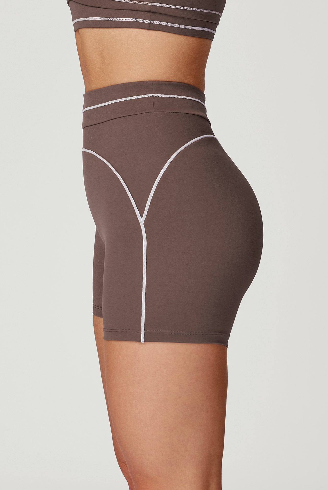 Women's Knitted Nylon Yoga Shorts Sustainable - BERLOOK - 22