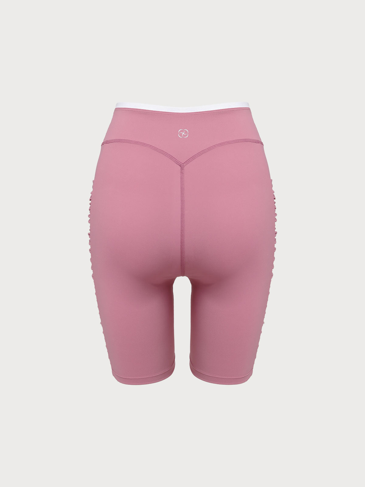 Women's Knitted Nylon Yoga Shorts Sustainable Yoga Bottoms - BERLOOK