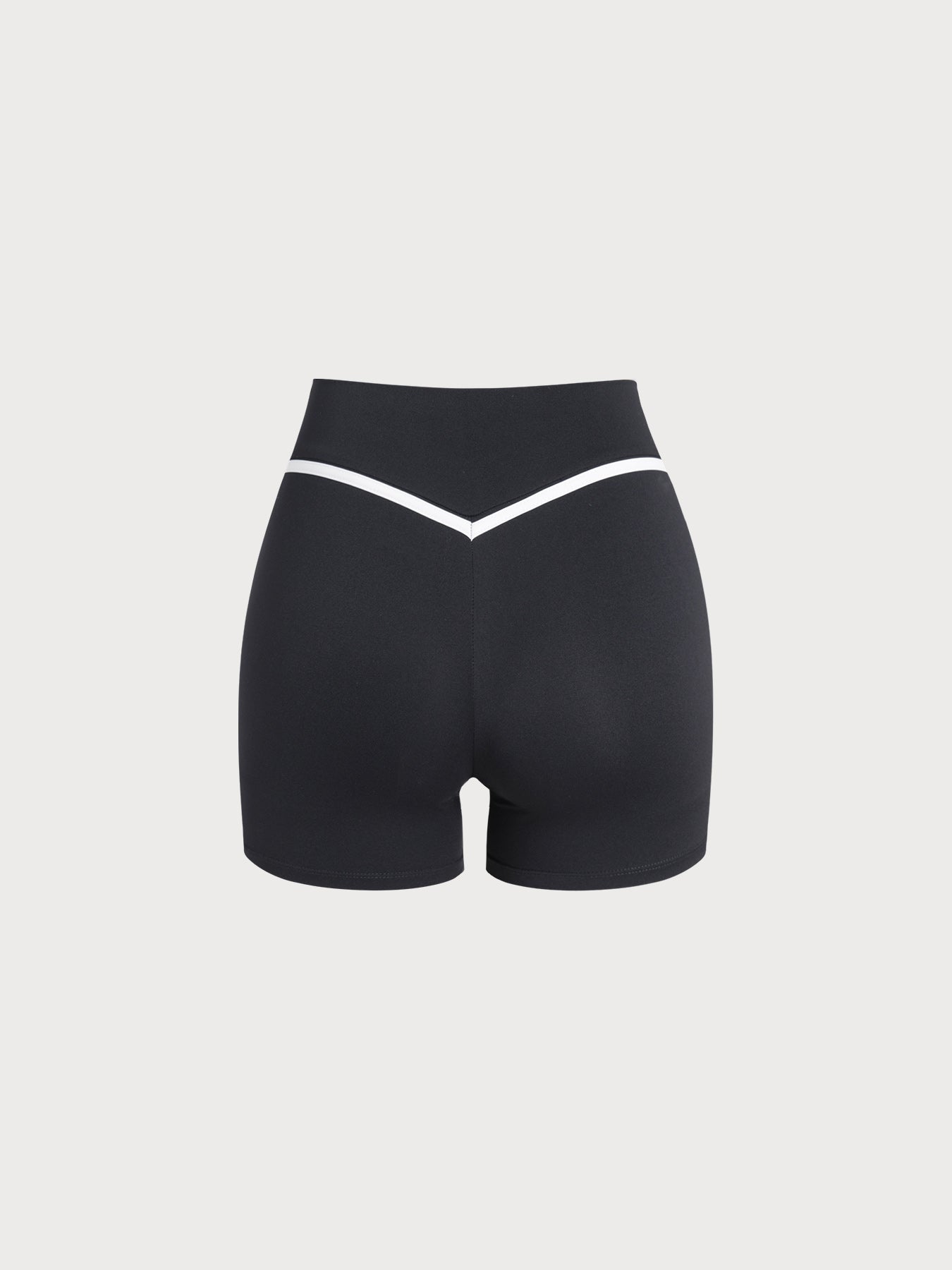 Women's Knitted Nylon Yoga Shorts Sustainable Yoga Bottoms - BERLOOK