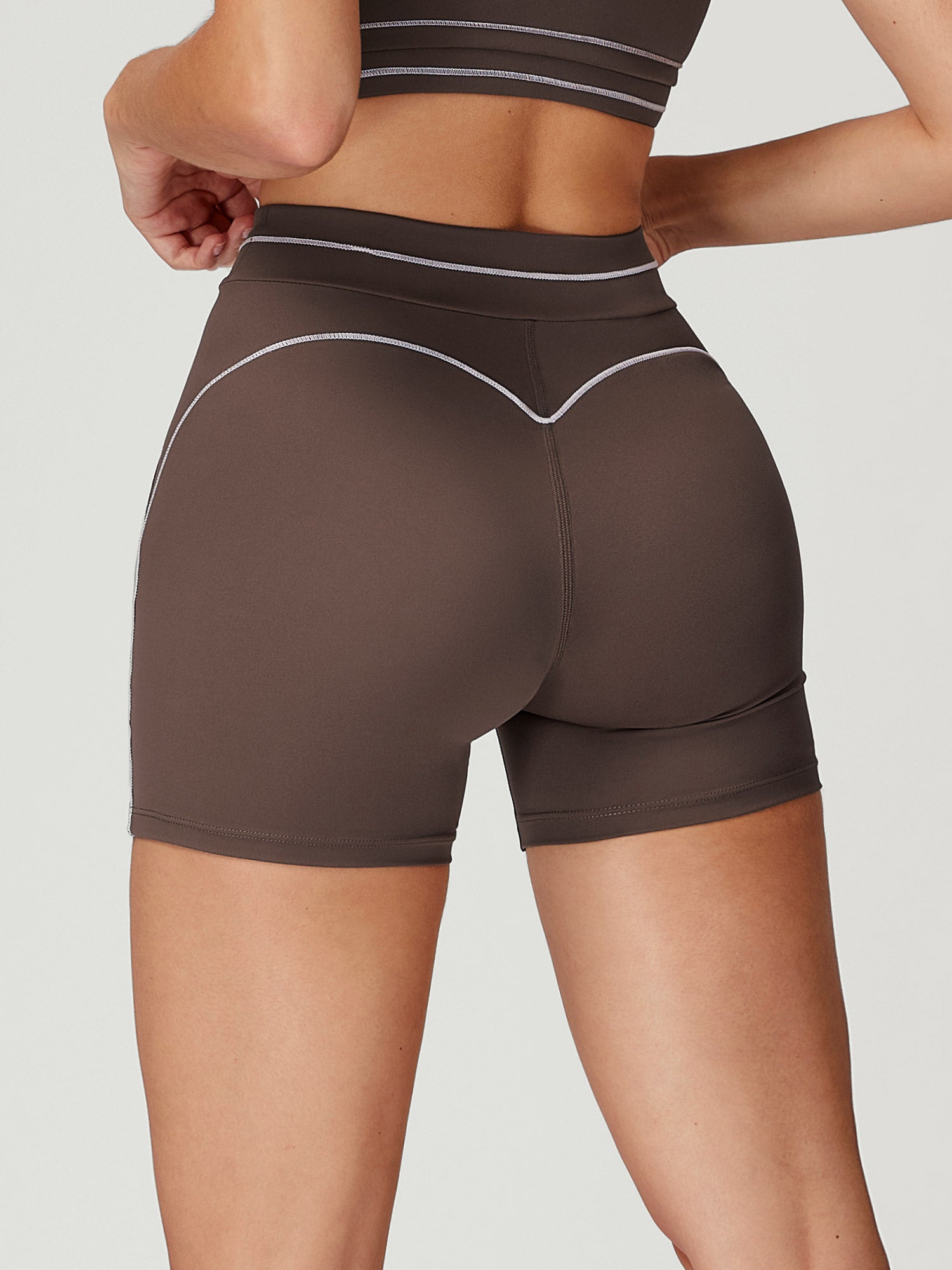 Women's Knitted Nylon Yoga Shorts Sustainable - BERLOOK