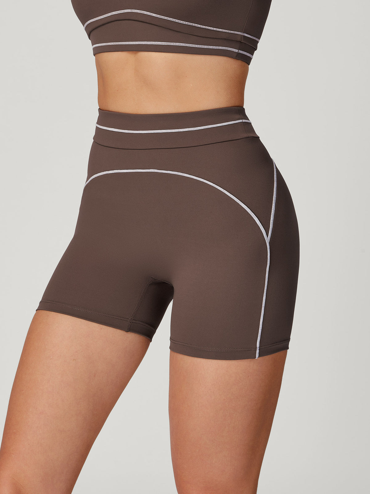 Women's Knitted Nylon Yoga Shorts Sustainable - BERLOOK