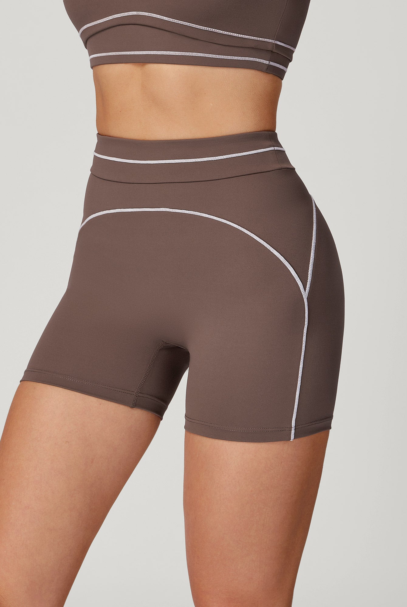 Women's Knitted Nylon Yoga Shorts Sustainable - BERLOOK - 20