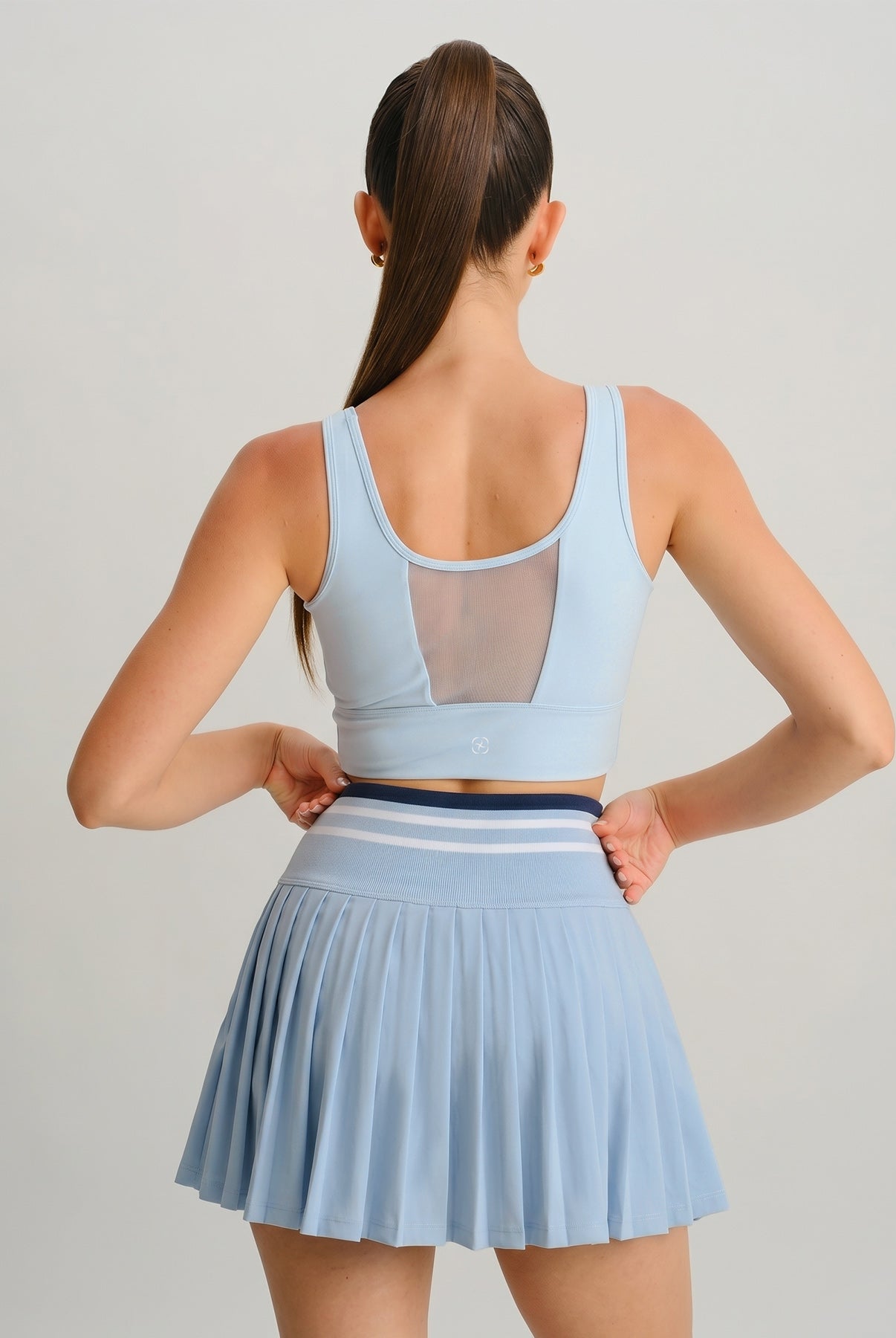 Women's Knitted Nylon Yoga Skirts Sustainable Yoga Bottoms - BERLOOK