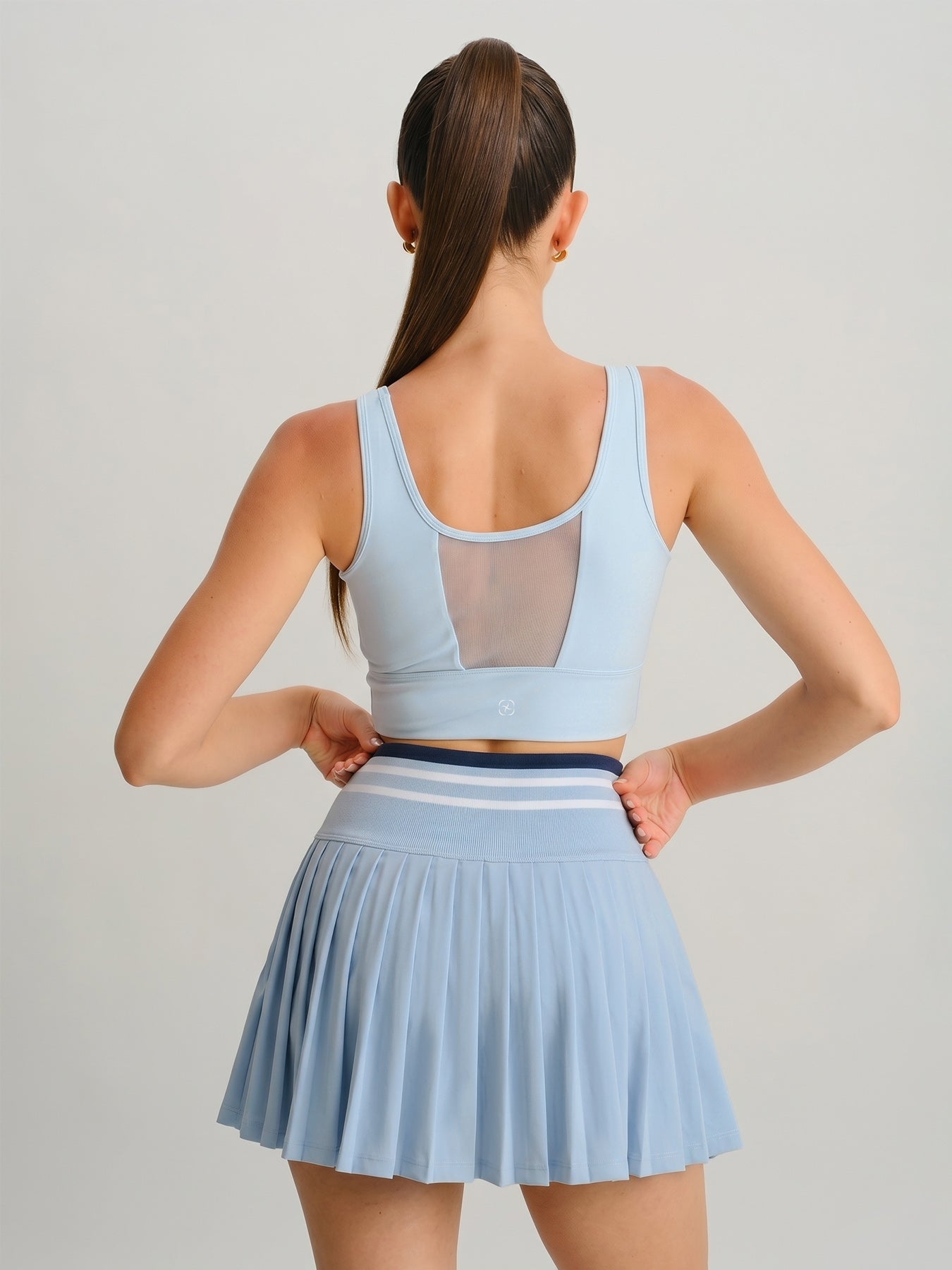 Women's Knitted Nylon Yoga Skirts Sustainable Yoga Bottoms - BERLOOK