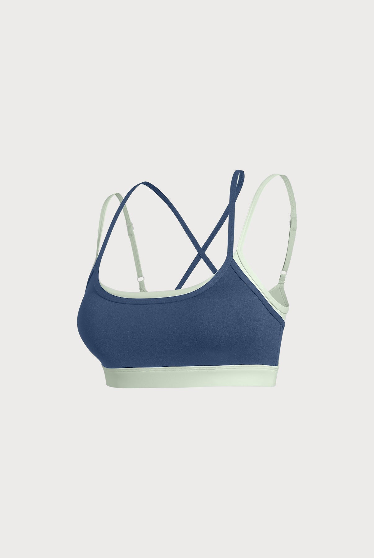 Women's Knitted Nylon Yoga Sports Bra Sustainable Yoga Tops - BERLOOK