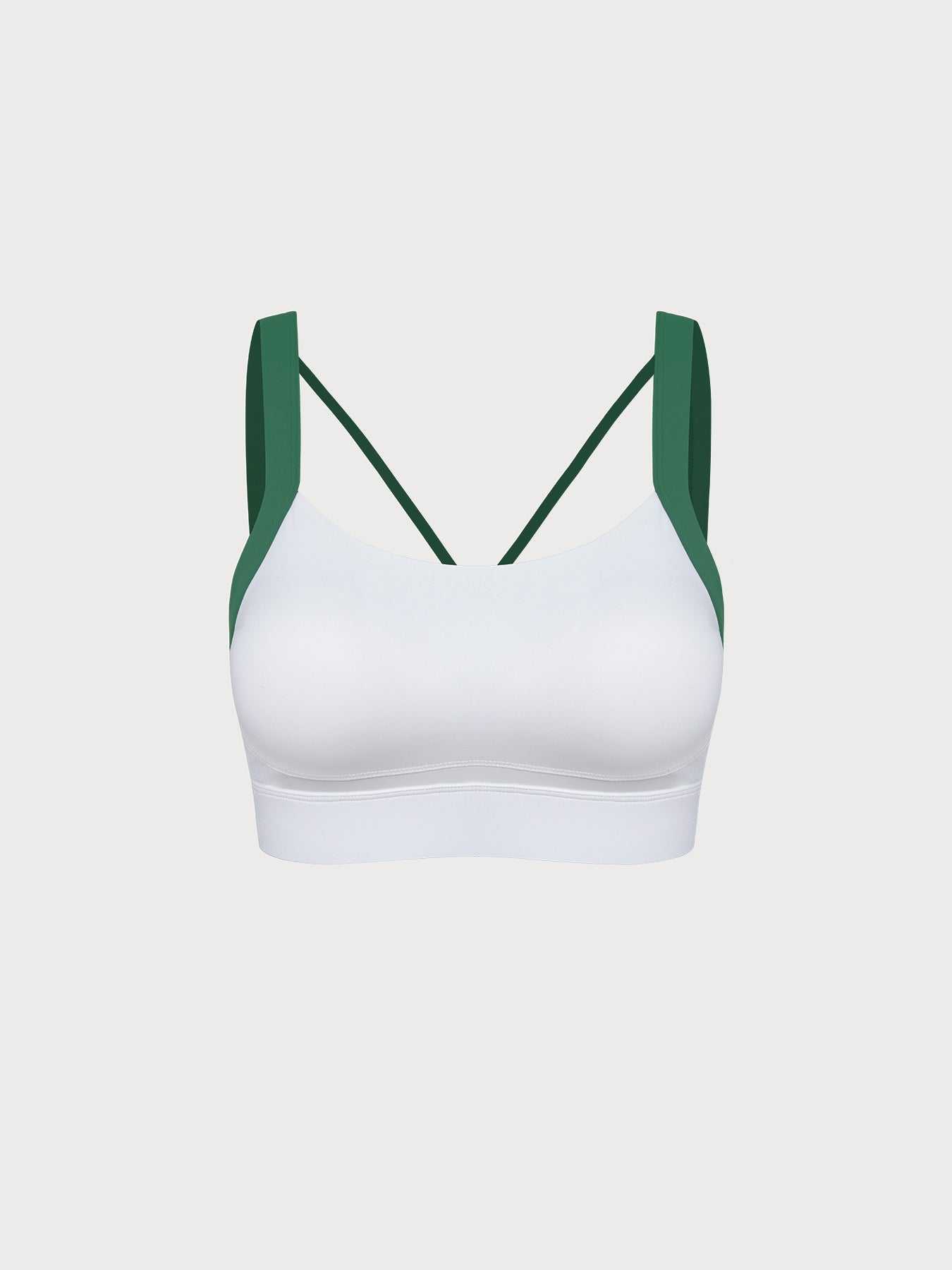 Women's Knitted Nylon Yoga Sports Bra Sustainable Yoga Tops - BERLOOK