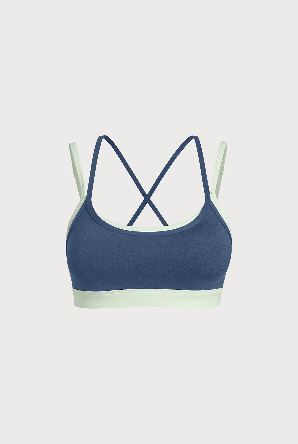 Women's Knitted Nylon Yoga Sports Bra Sustainable Yoga Tops - BERLOOK