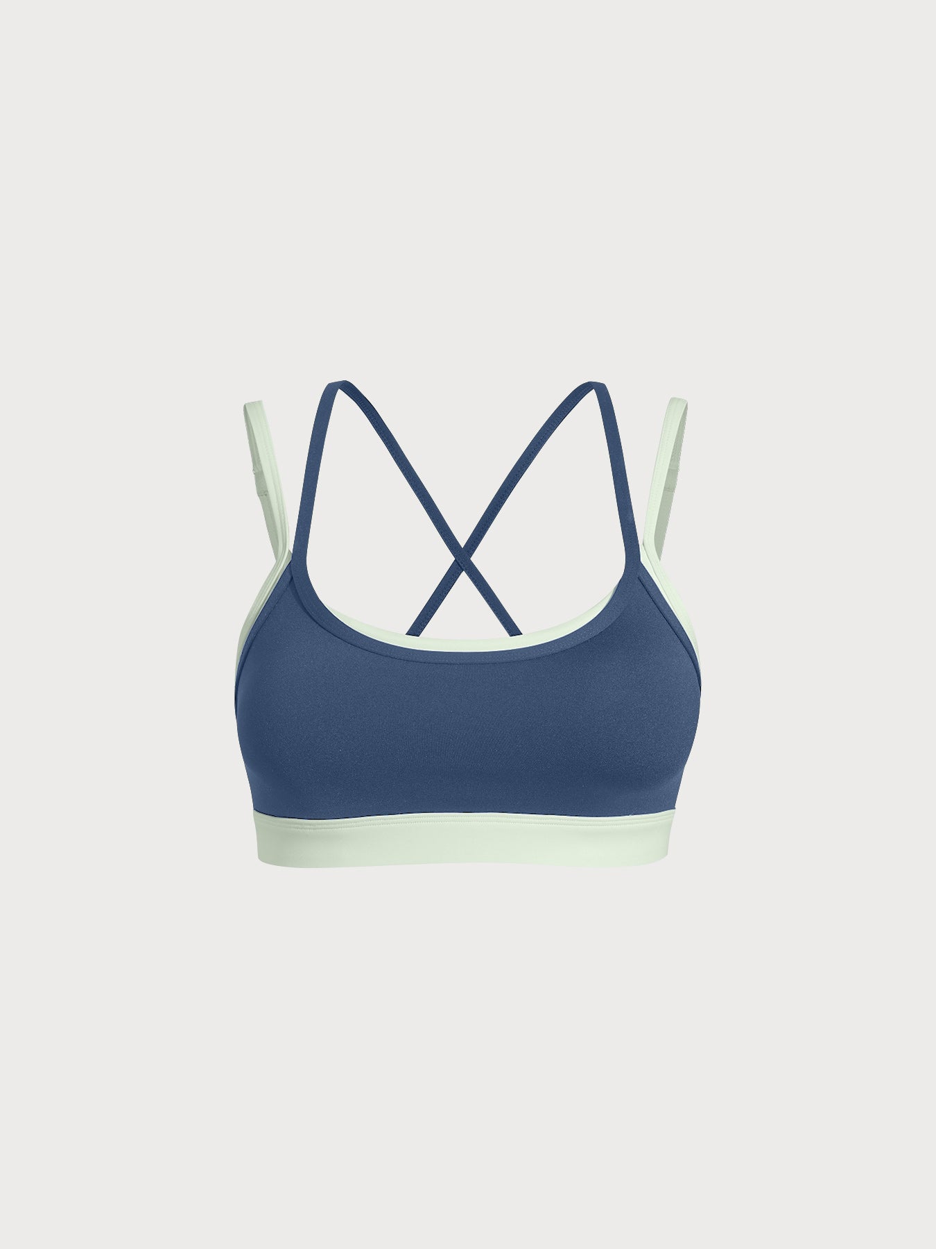 Women's Knitted Nylon Yoga Sports Bra Sustainable Yoga Tops - BERLOOK