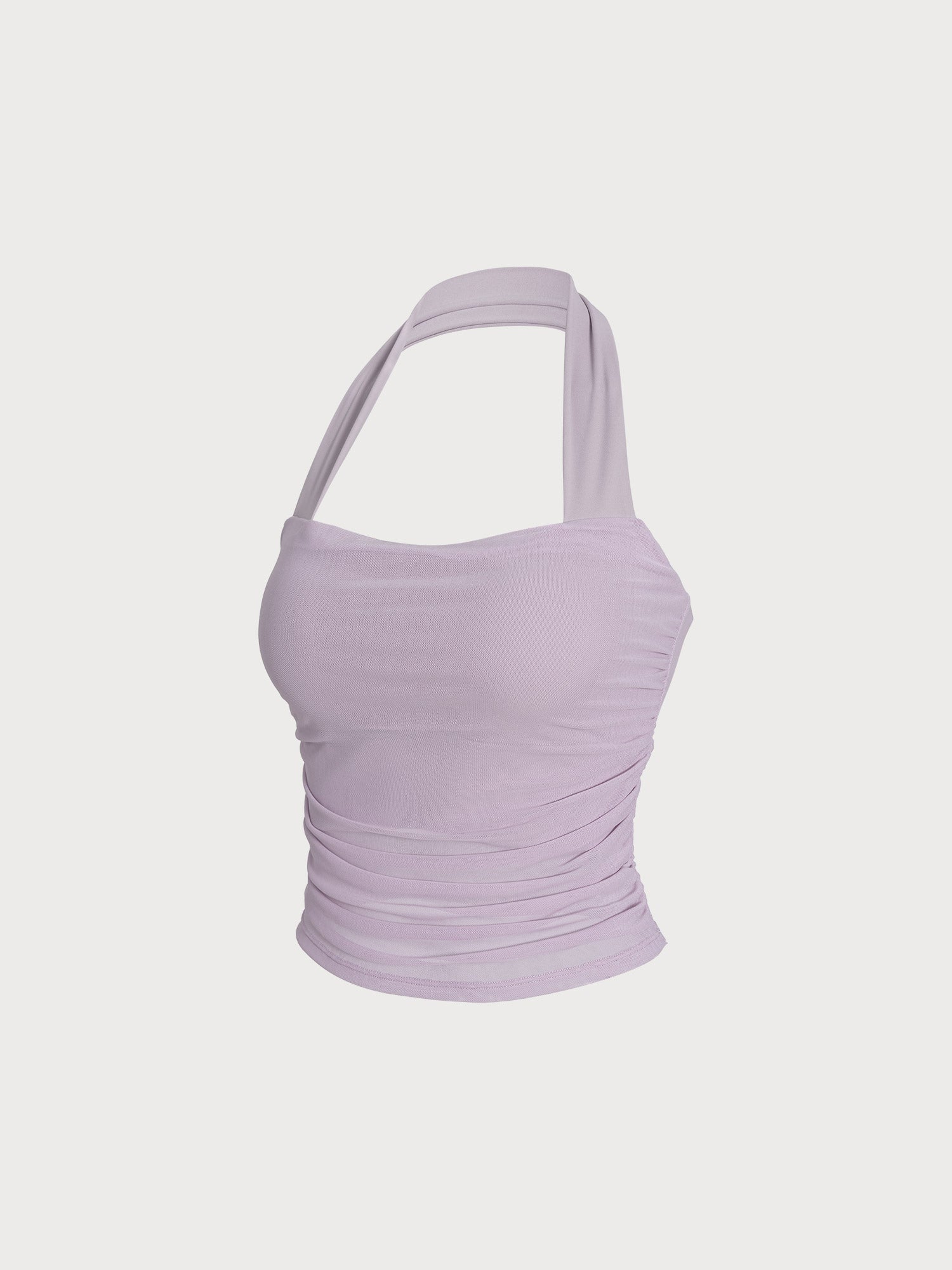 Women's Knitted Nylon Yoga Sports Bra Sustainable Yoga Tops - BERLOOK
